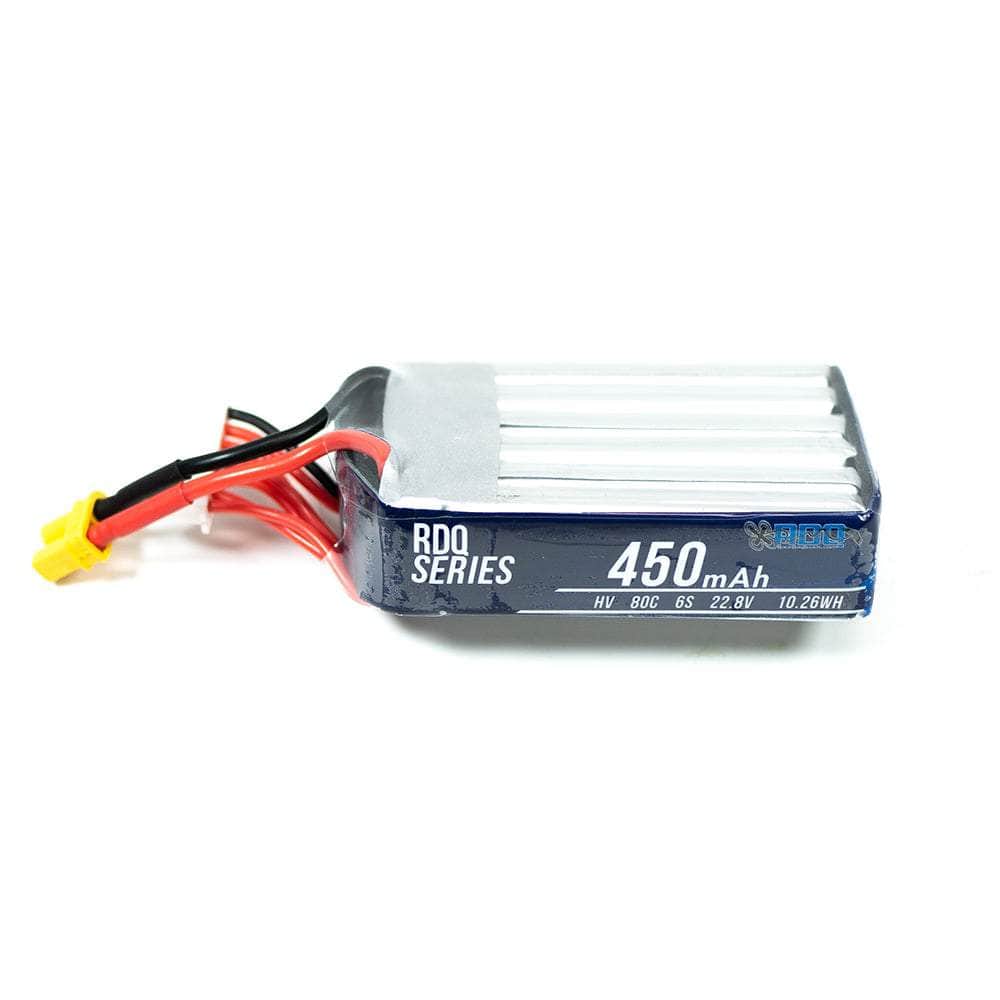  RDQ Series 22.8V 6S 450mAh 80C LiHV Battery (Long Type) - XT30、mySite、merchandisen