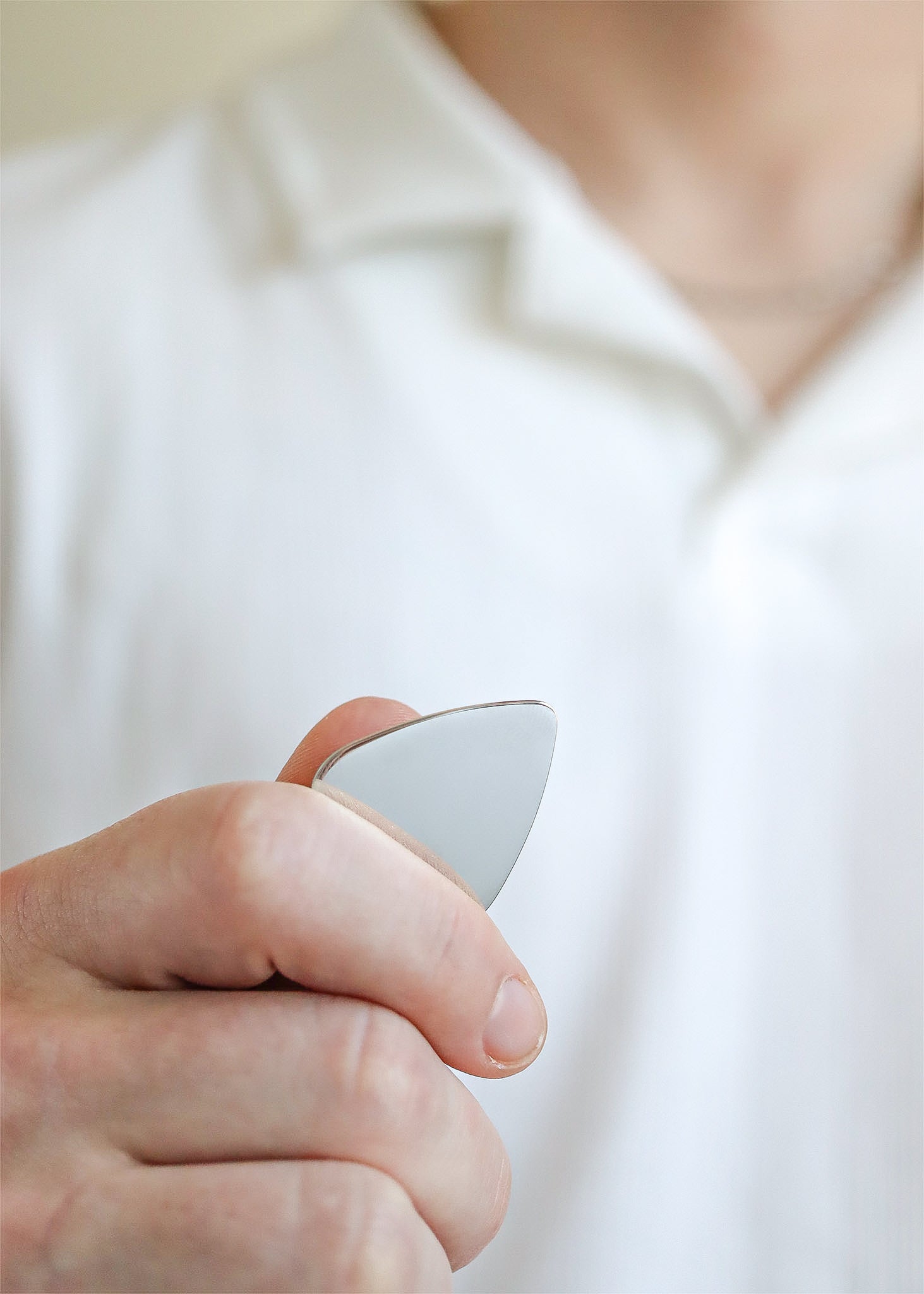 18K Gold PVD Blank Stainless Steel Guitar Pick Pendant / SBB0103、mySite、dreamappss