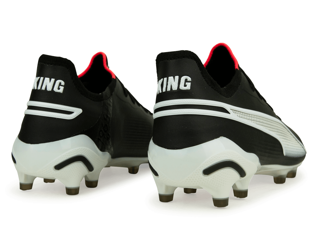 PUMA Men's King Ultimate FG/AG Black/White、mySite、noshort
