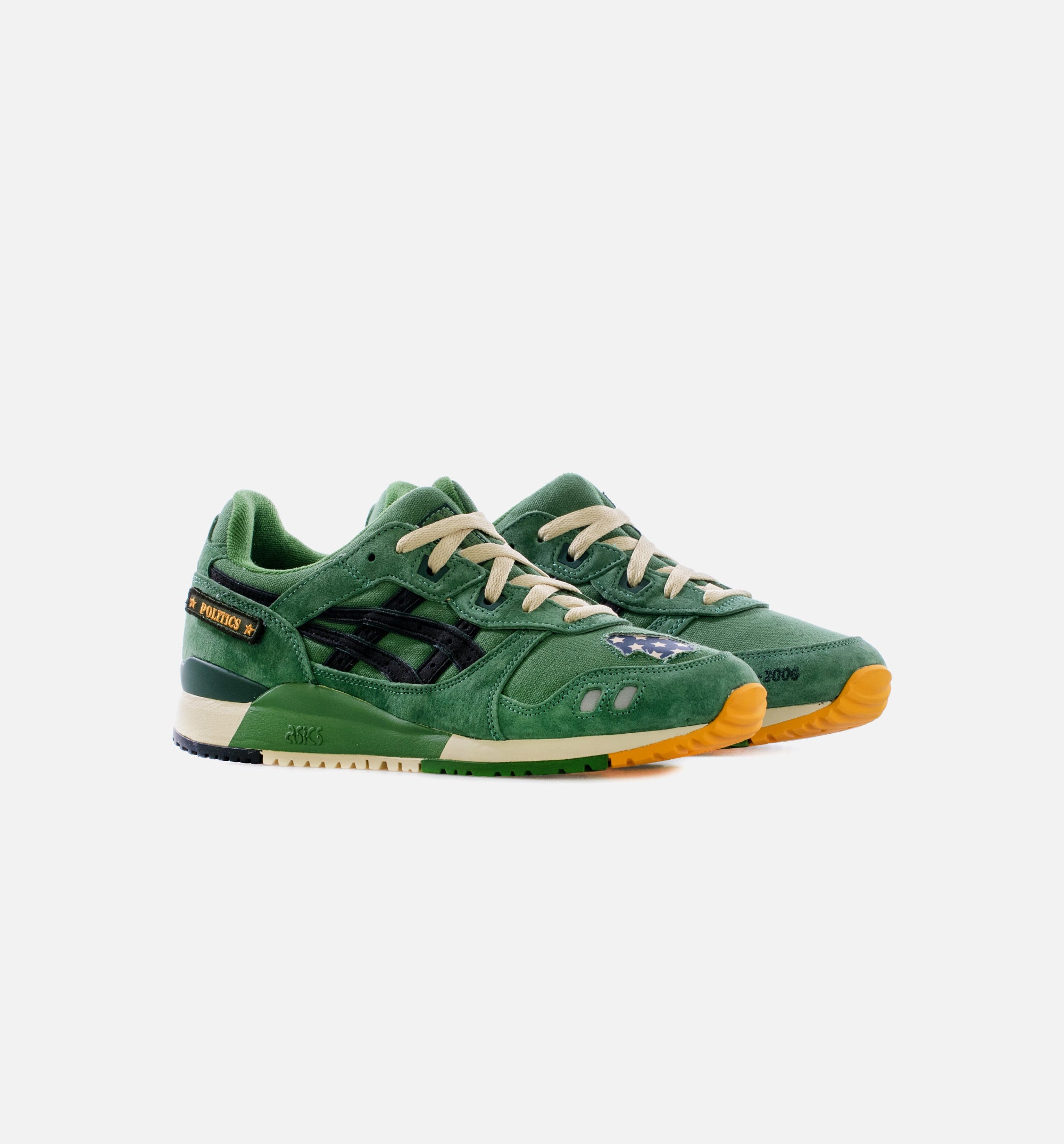 Gel Lyte III Sneaker Politics Mens Lifestyle Shoe - Olive Green、mySite、dreamappss