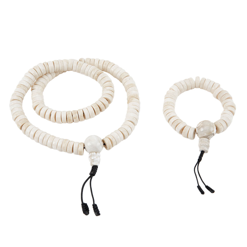 Conch & Yak Bone Mala Set、mySite、topwebapps