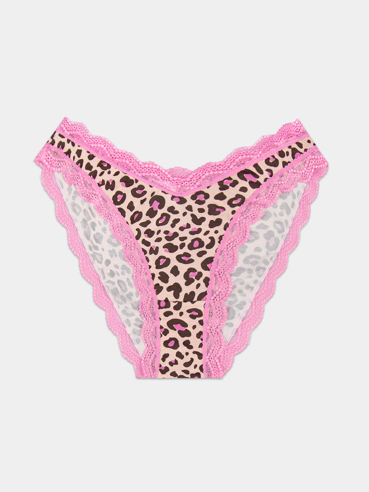 Dipped Tanga Knicker - Liquorice Leopard、mySite、bengalsvssteelers