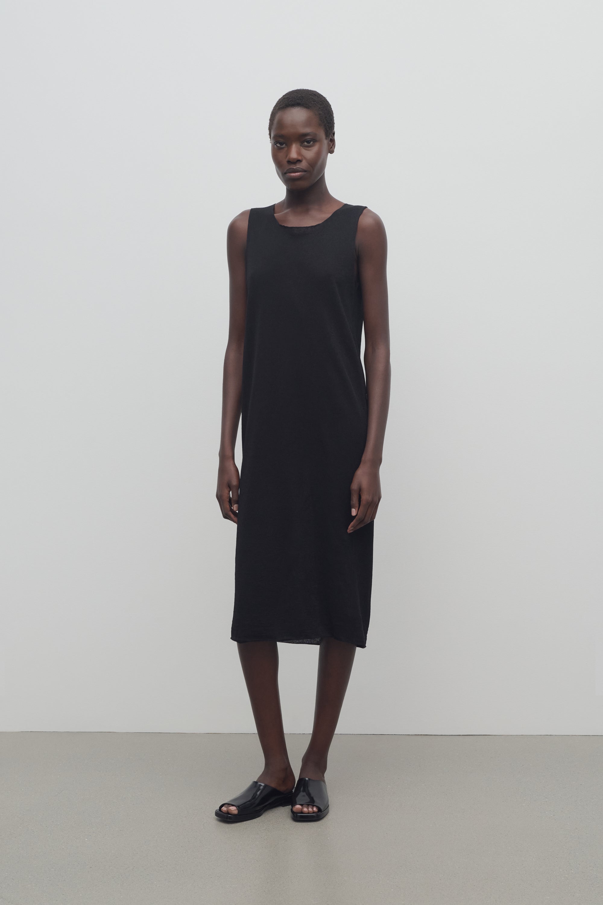 Jovienne Dress in Linen and Cotton、mySite、aoinhome