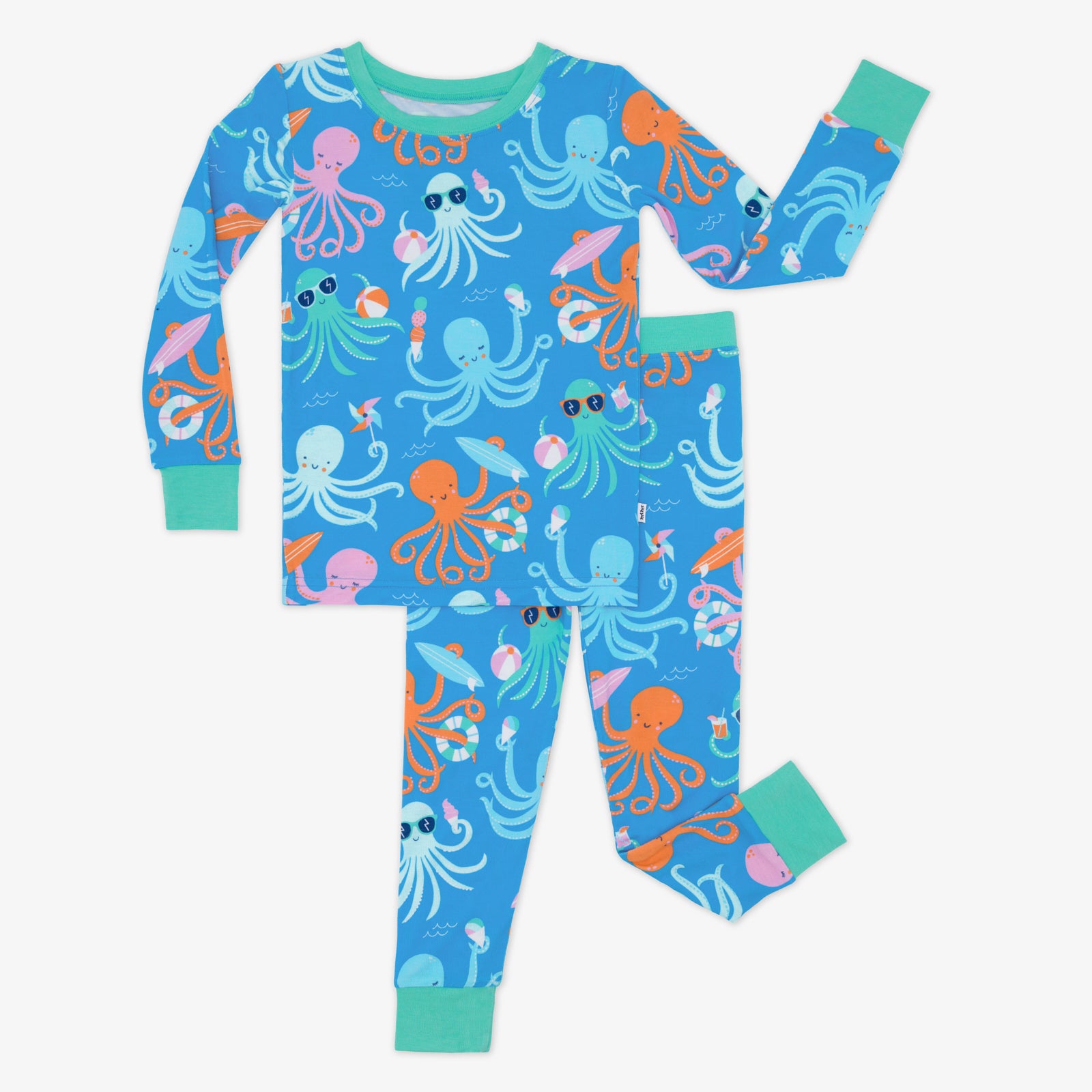  Octopus Party Two-Piece Pajama Set、mySite、layawaytickets