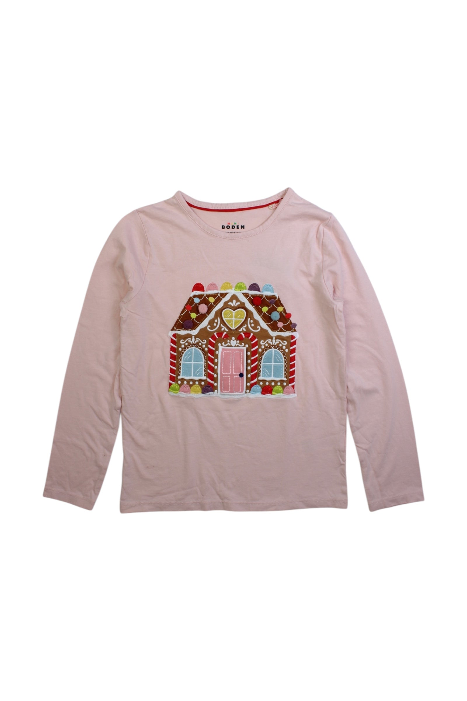 Boden Embroidered Long Sleeve Top 8-9Y、mySite、g9winljtr