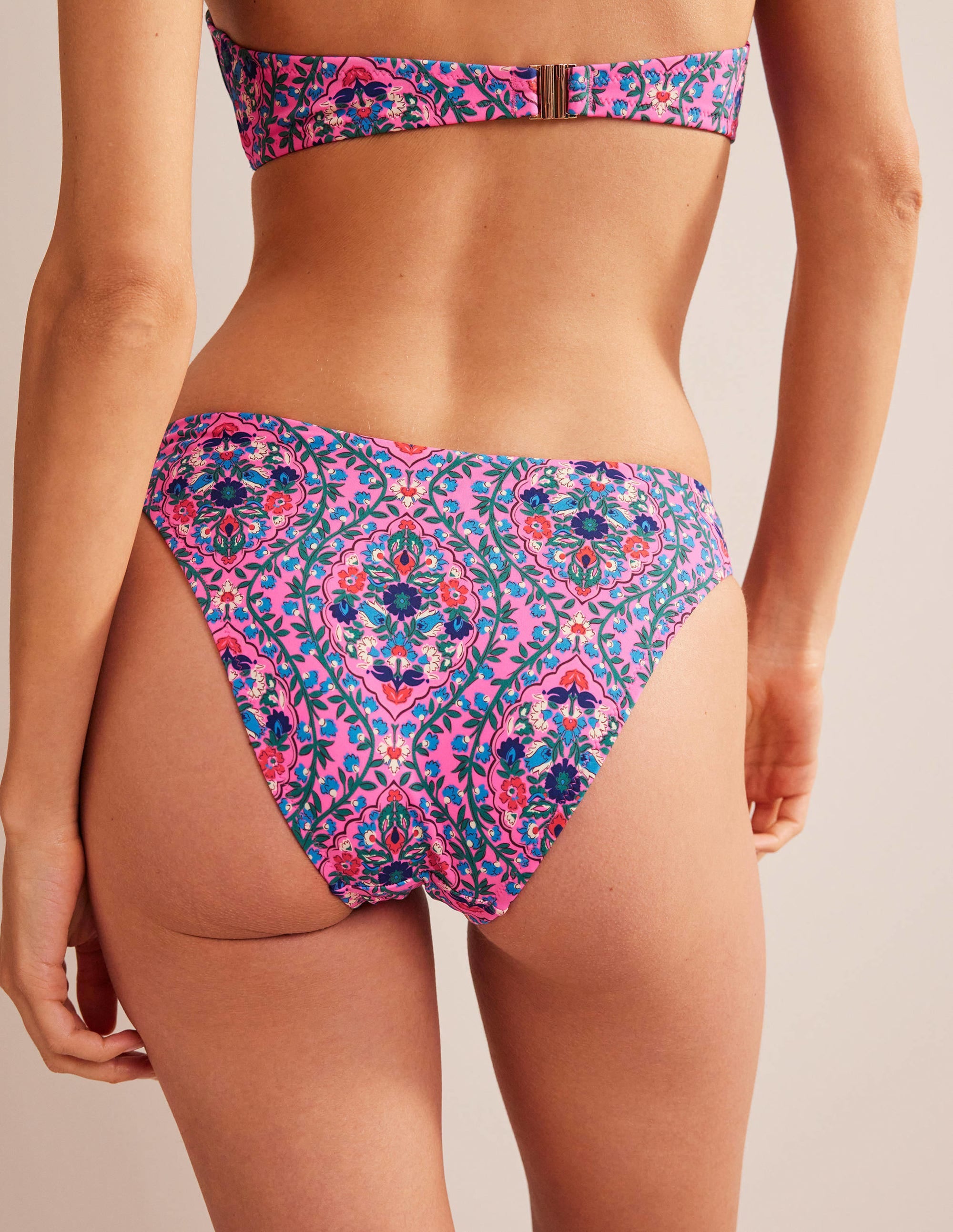  Curved-Top Bikini Bottoms-Festival Pink, Vine Terrace、mySite、ashleygrahame