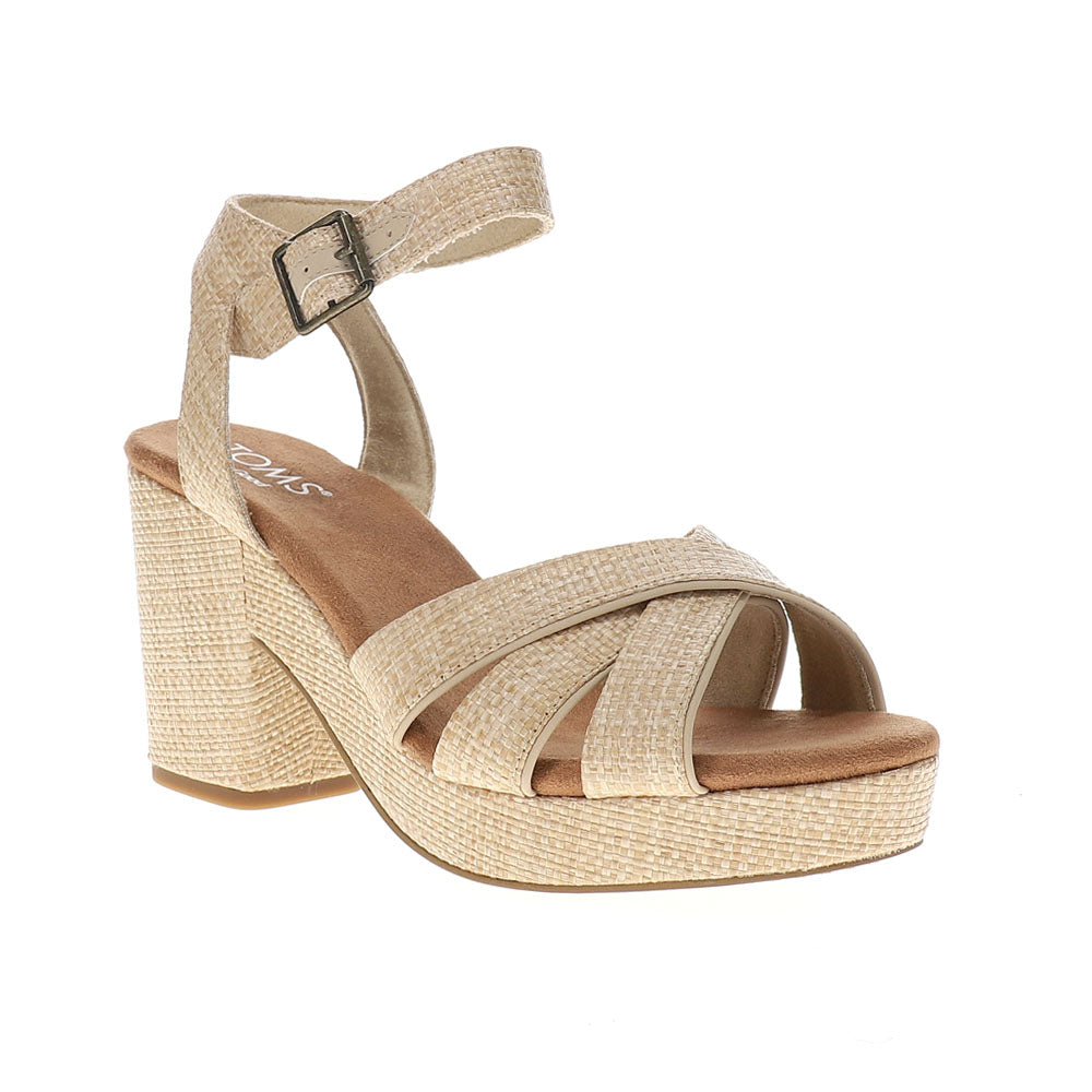 Majorca Raffia Block Heel Strappy Sandals、mySite、gtrtttuynbv