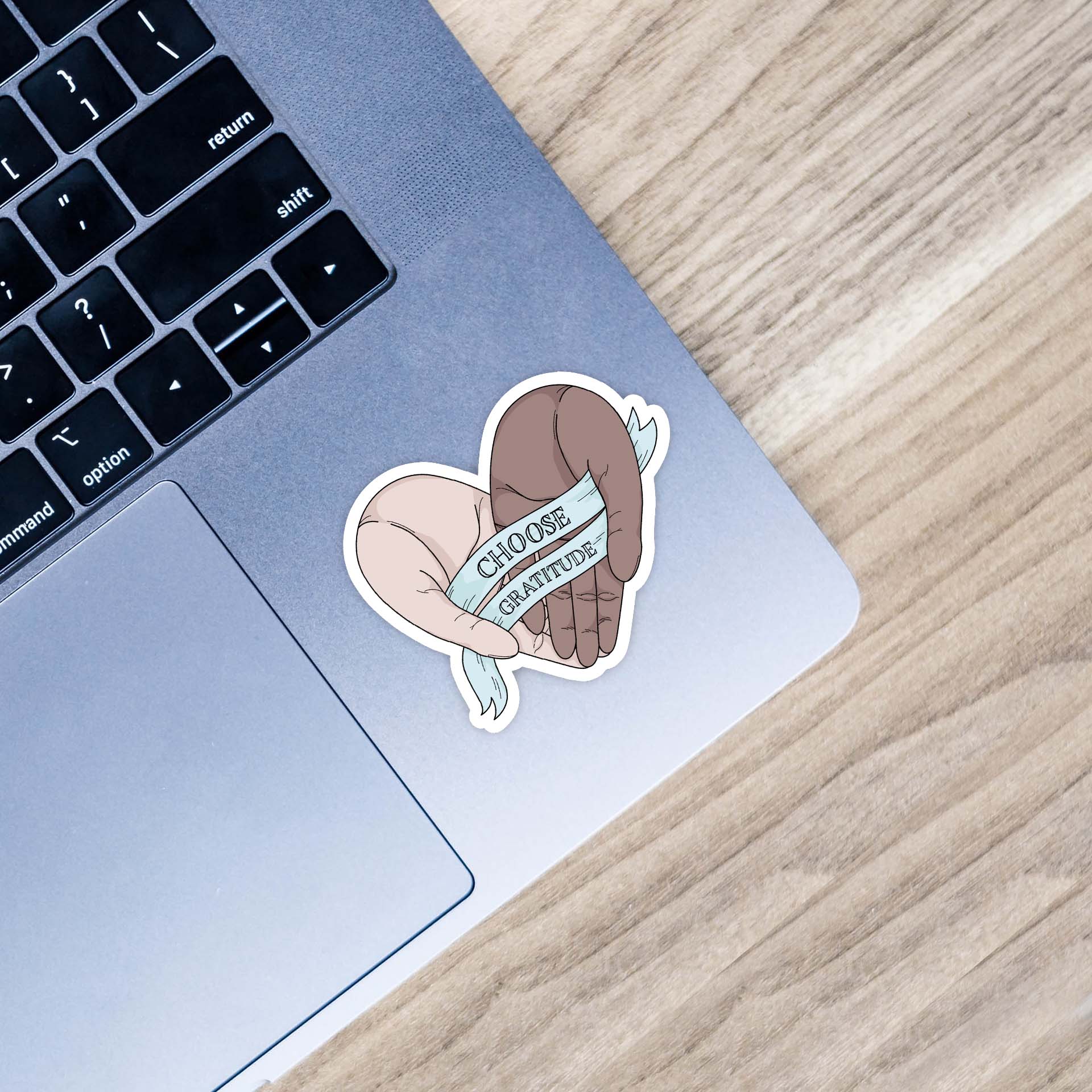  Choose Gratitude Positivity Sticker、mySite、elrpsem3k