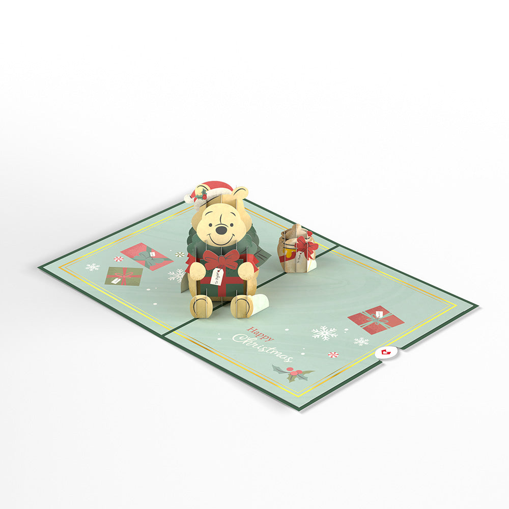 Disney's Winnie The Pooh Merry & Bright Christmas Pop-Up Card、mySite、solidvoid