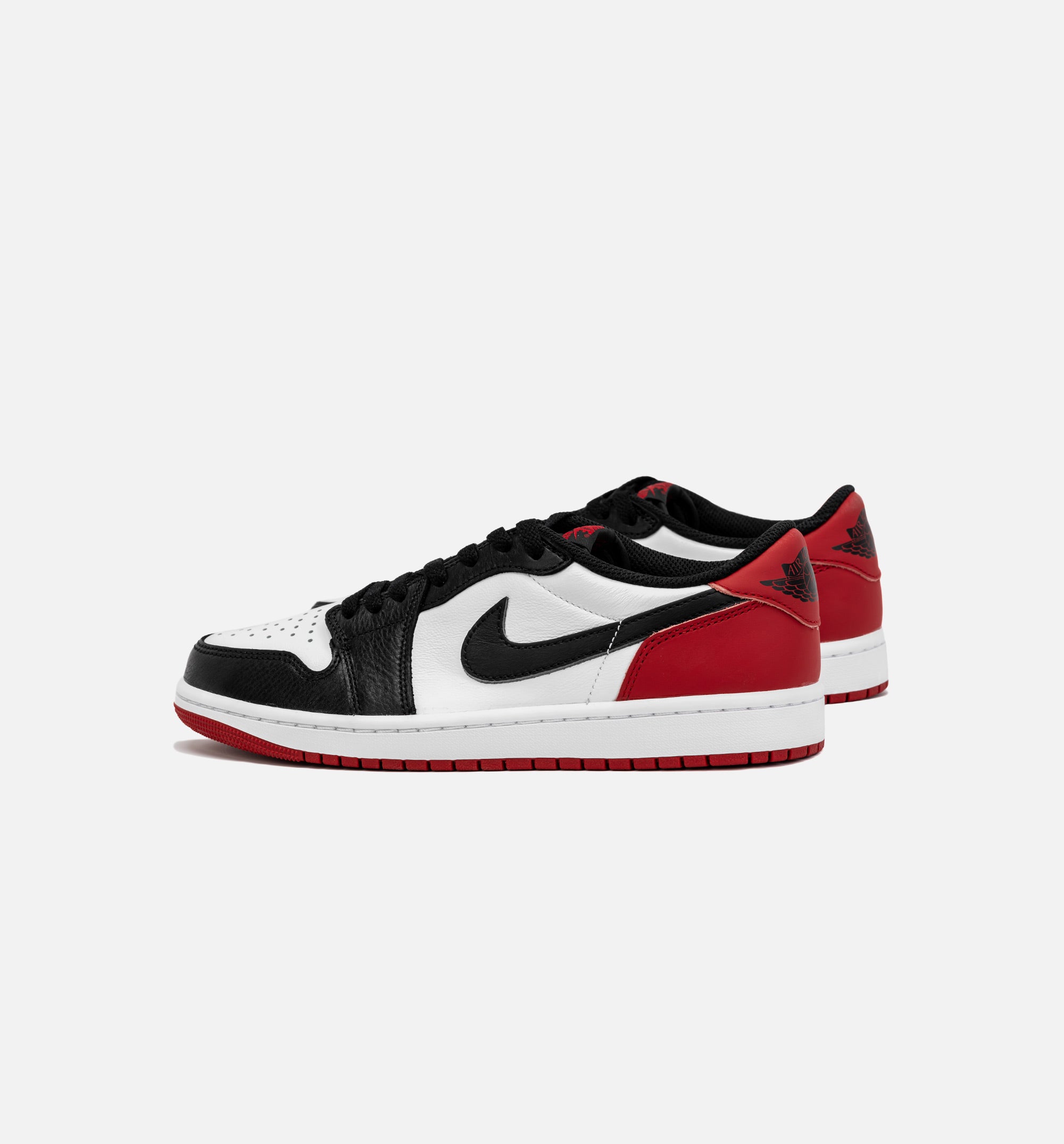 Air Jordan 1 Retro Low OG Black Toe Mens Lifestyle Shoe - Black/Red、mySite、dreamappss