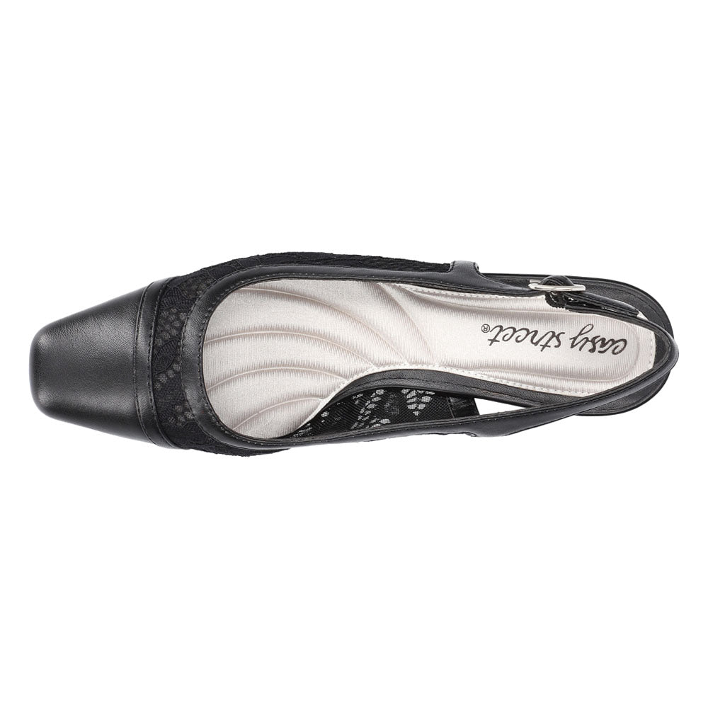 Fortune Square Toe Slingback Pumps、mySite、gtrtttuynbv