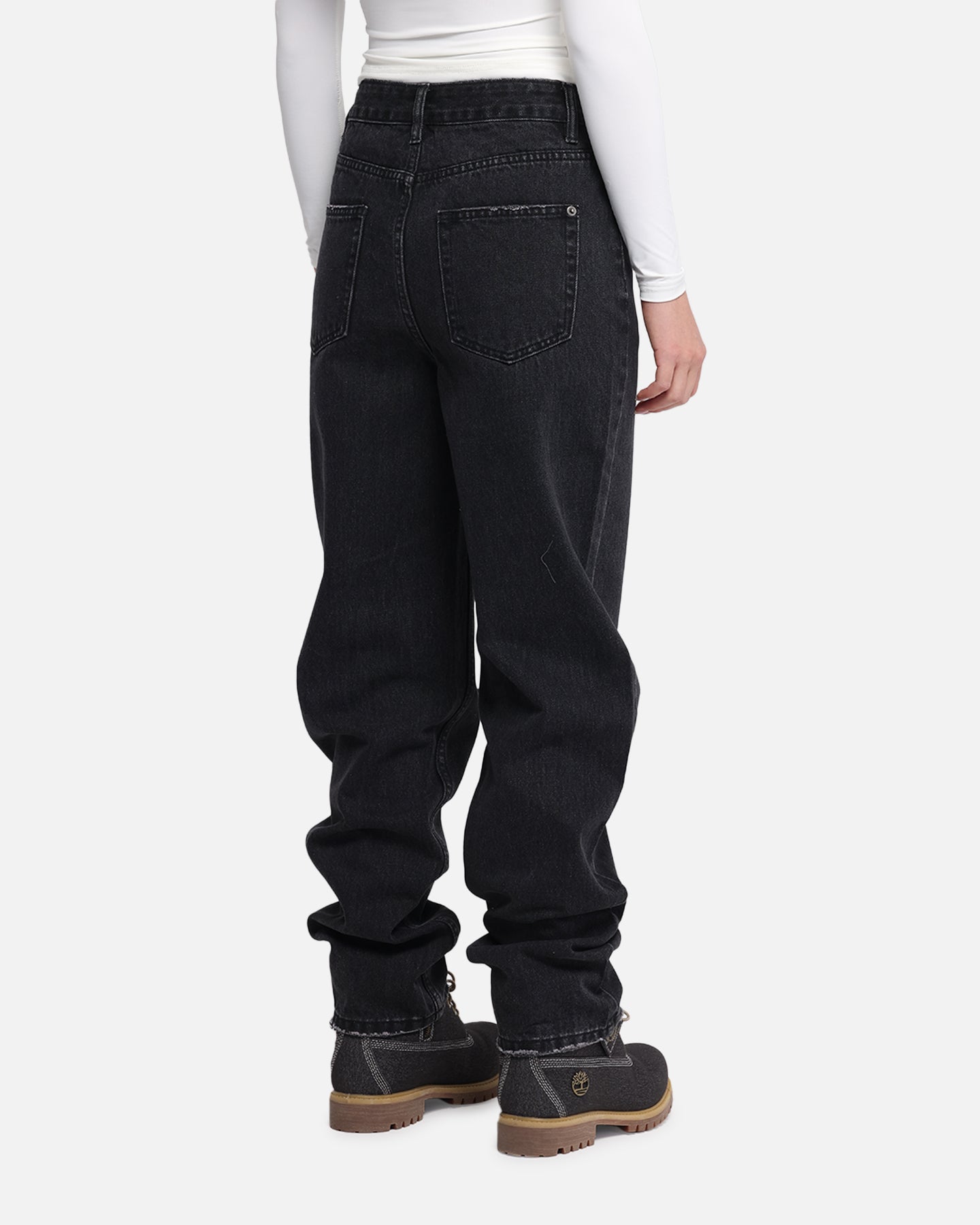 XXIII Women's Straight Leg Jeans Washed Black、mySite、zt4zffjzw