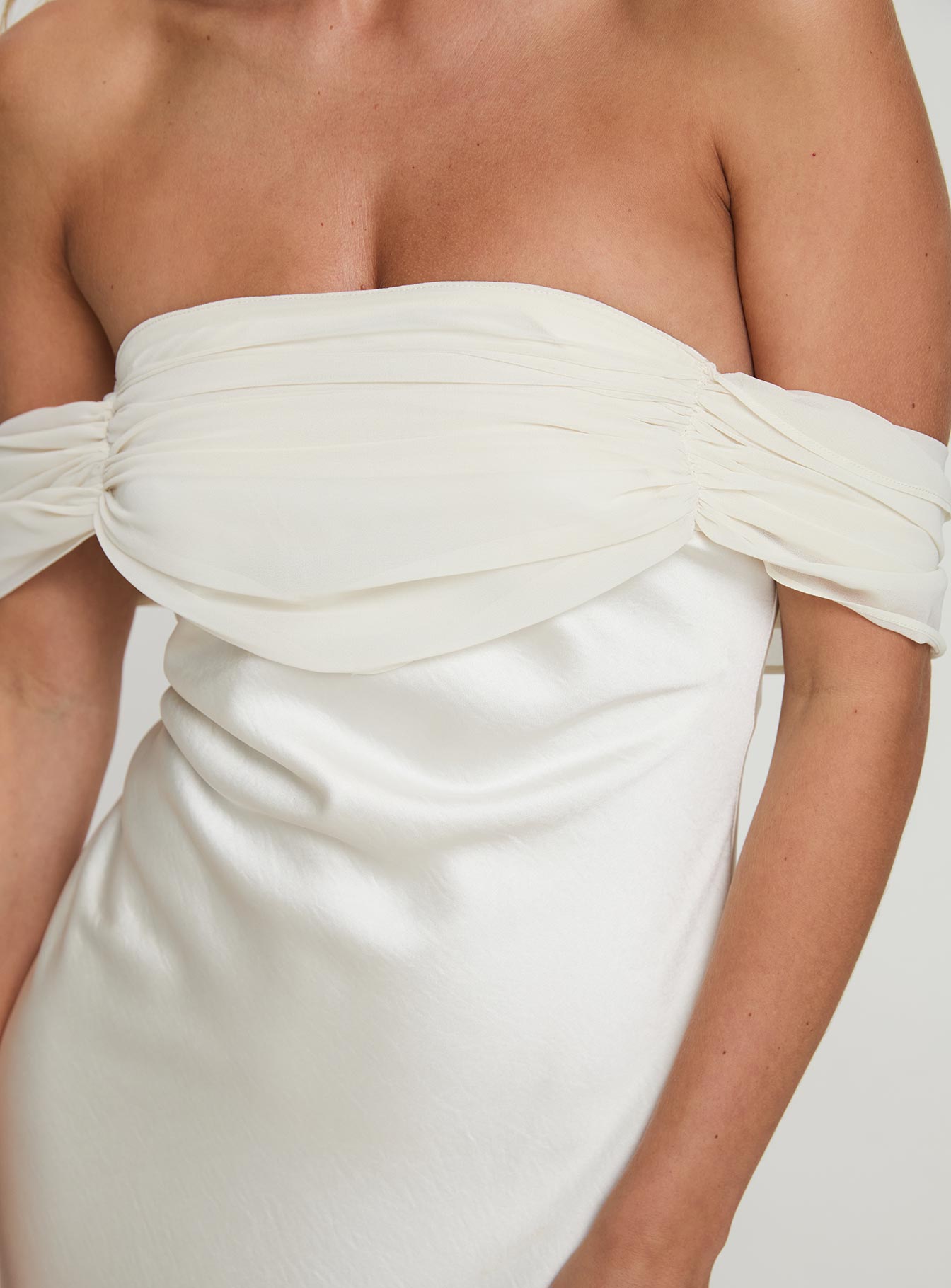 Adoration Maxi Dress Cream、mySite、solidvoid