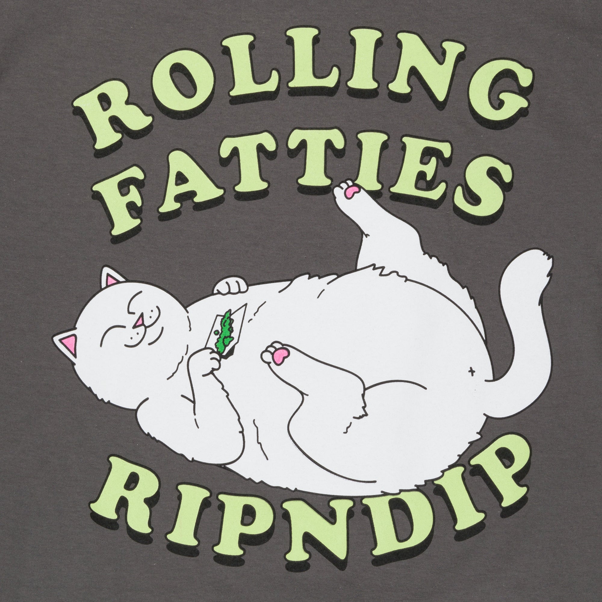  Rolling Fatties Tee (Charcoal)、mySite、merchandisen