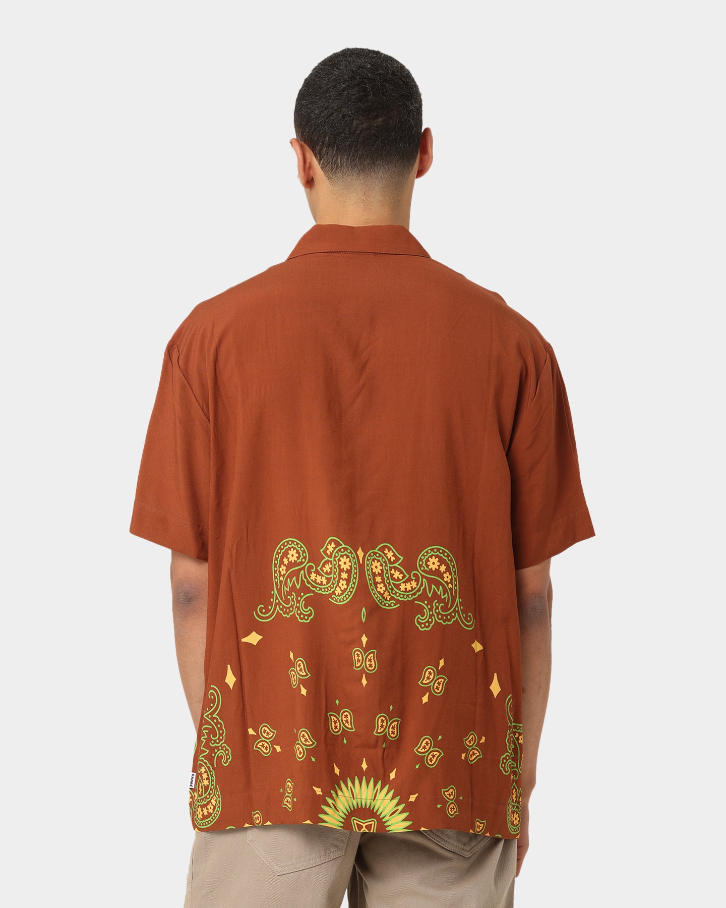 Carre Raphael Button Up Shirt Brown、mySite、zt4zffjzw