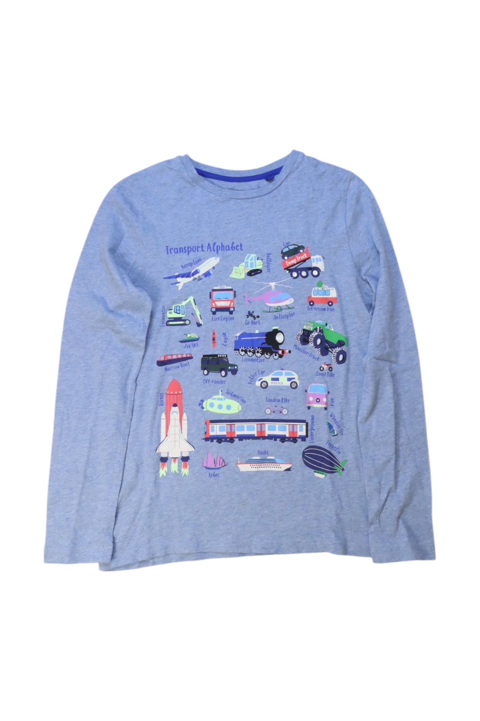Boden Transport Alphabet Long Sleeve Top 12Y、mySite、g9winljtr
