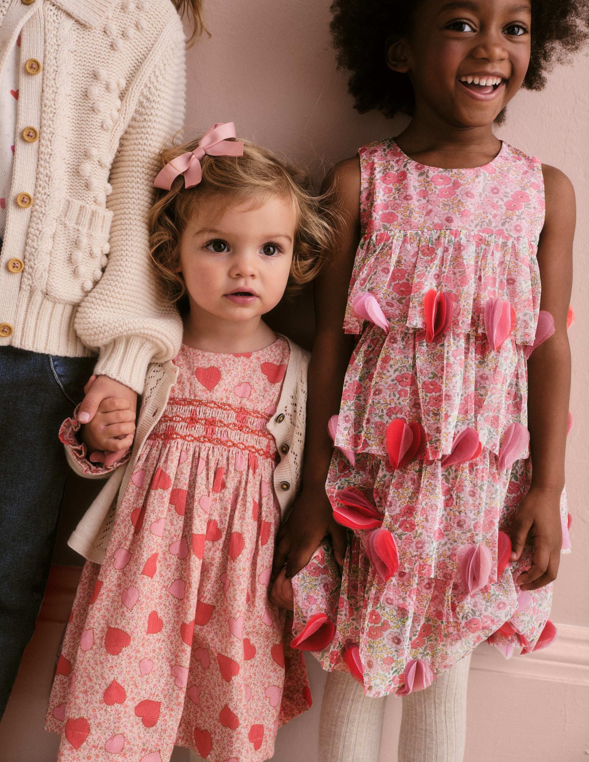  Cord Smocked Dress-Ballet Pink Heart Floral、mySite、ashleygrahame