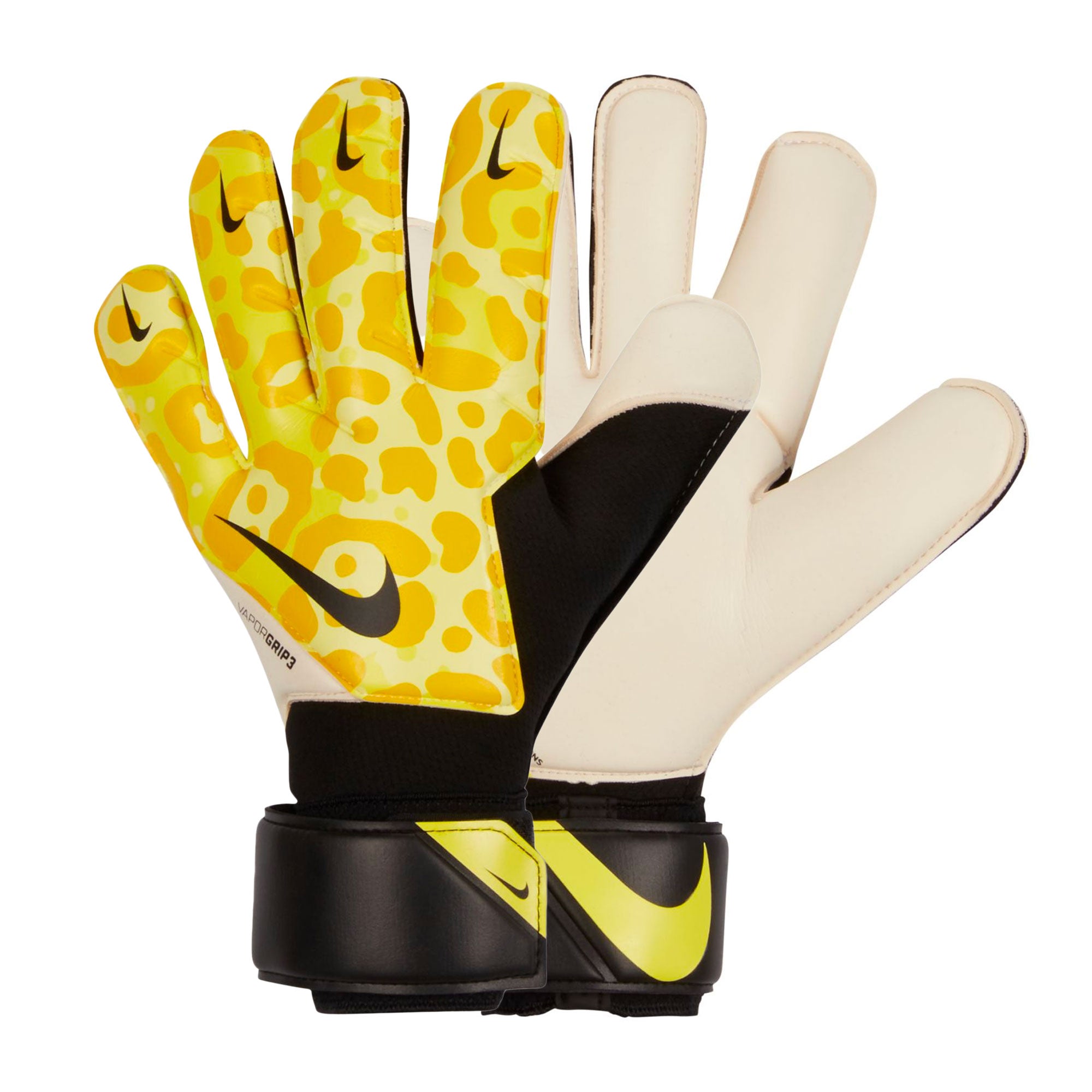 Nike Men's Vapor Grip 3 Goalkeeper Gloves Dynamic Yellow/Black、mySite、bottomscart