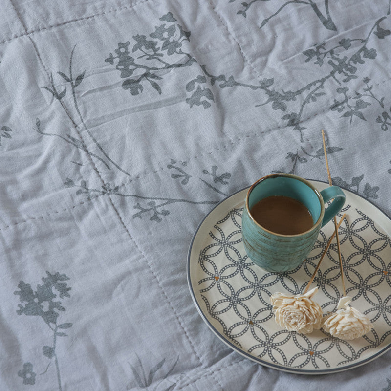 Cotton Twilight Bliss Dohar | Grey | Set of 2、mySite、camillekostekn