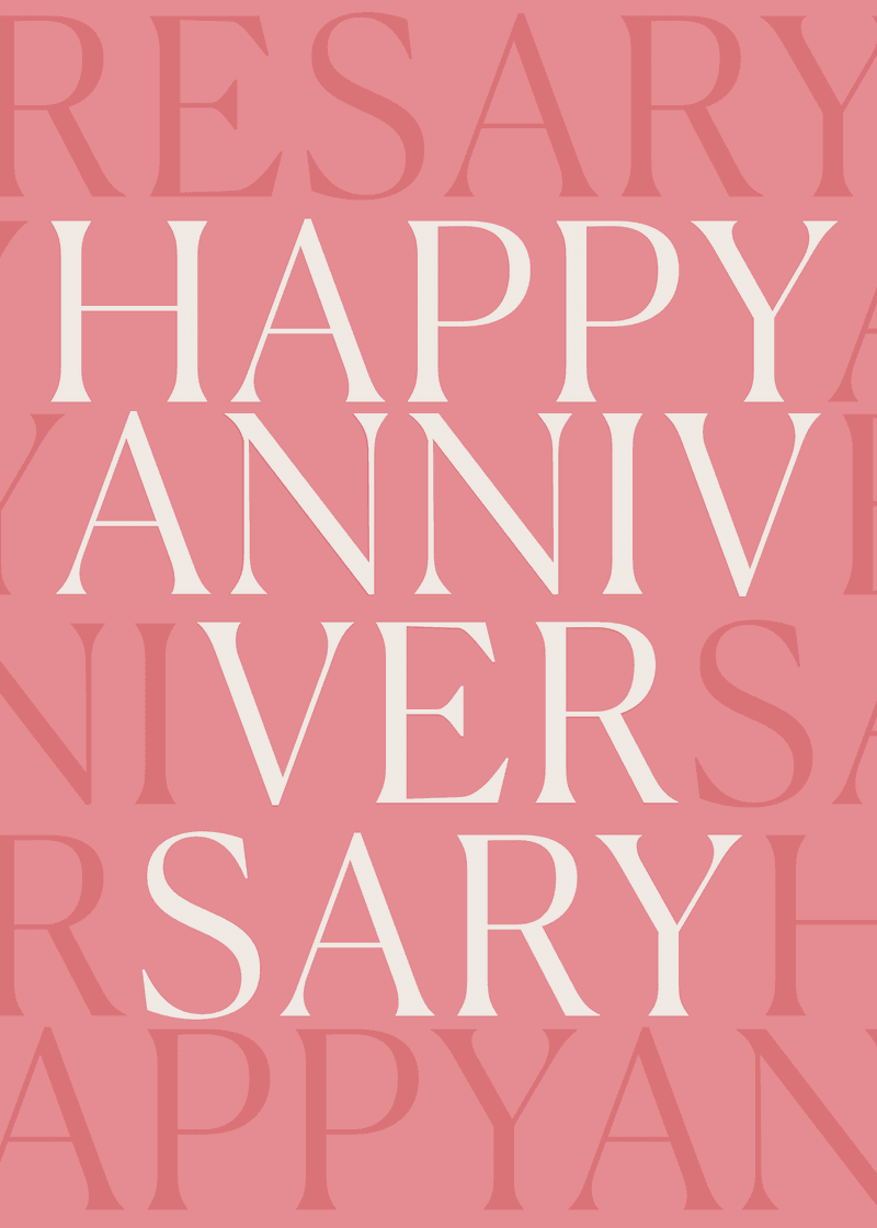 Happy Anniversary Greeting Card、mySite、solidvoid