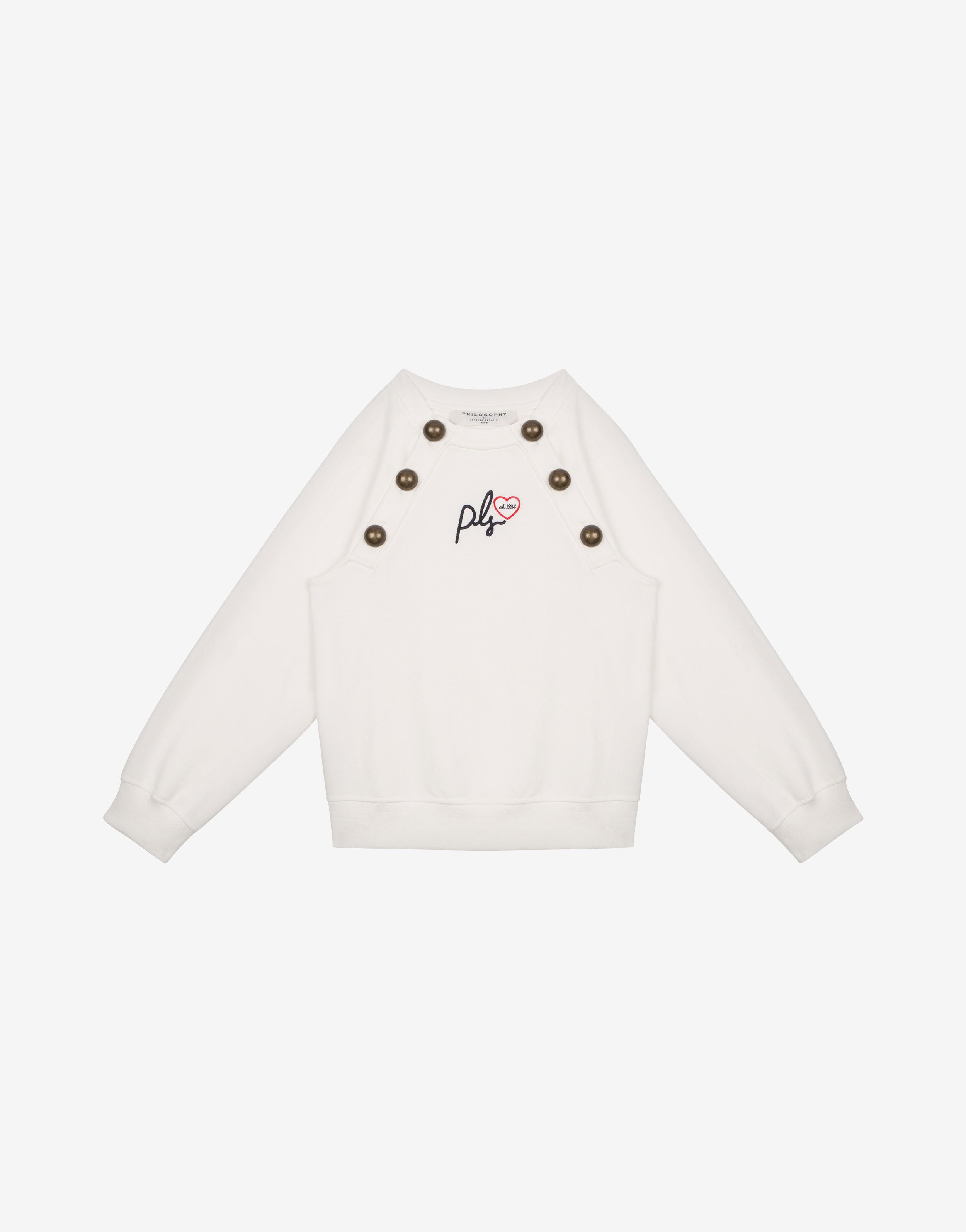 Kids felpa in cotone con bottoni、mySite、aoinhome