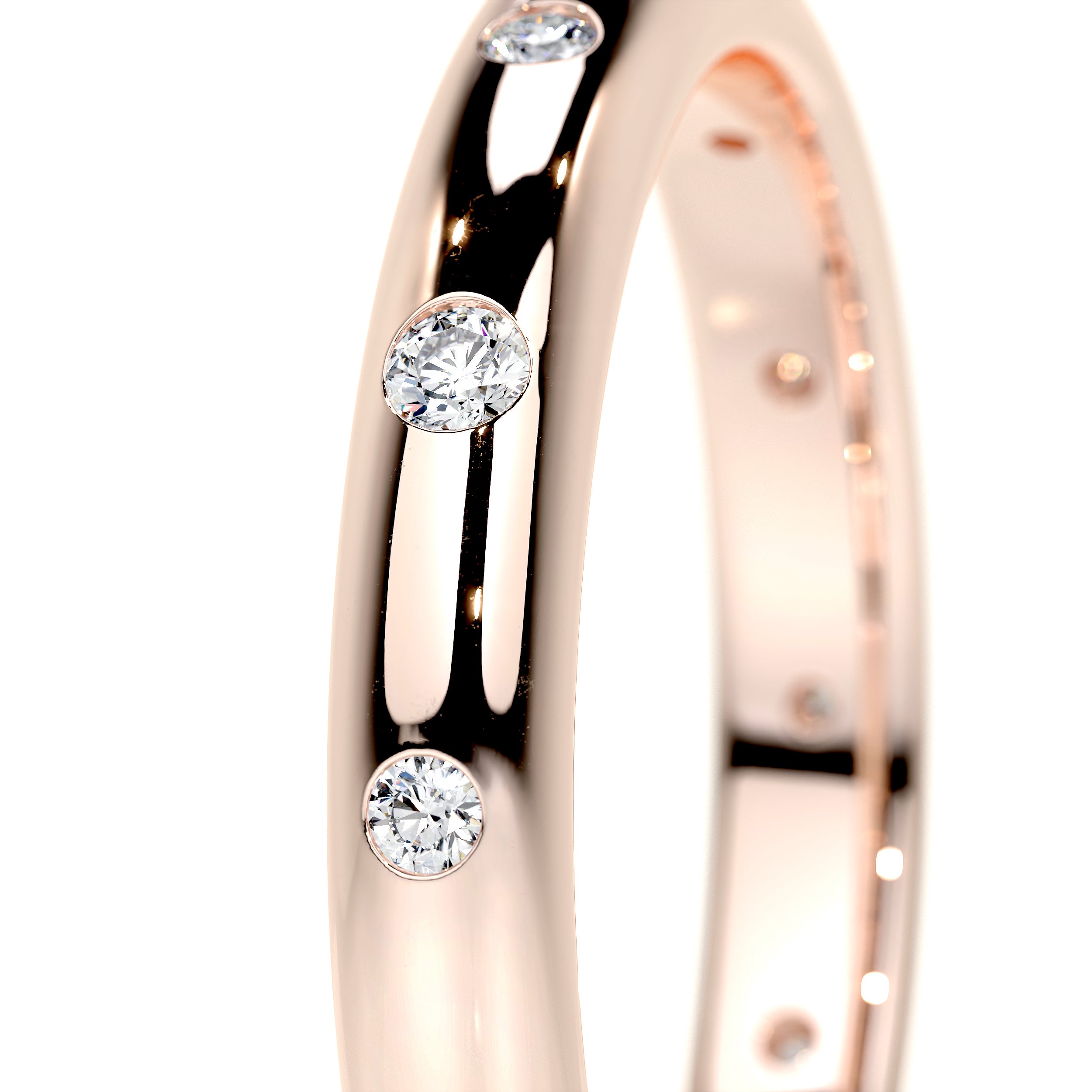 Zara Lab Grown Diamond Wedding Ring (0.18 Carat) -14K Rose Gold、mySite、hinf8tx79