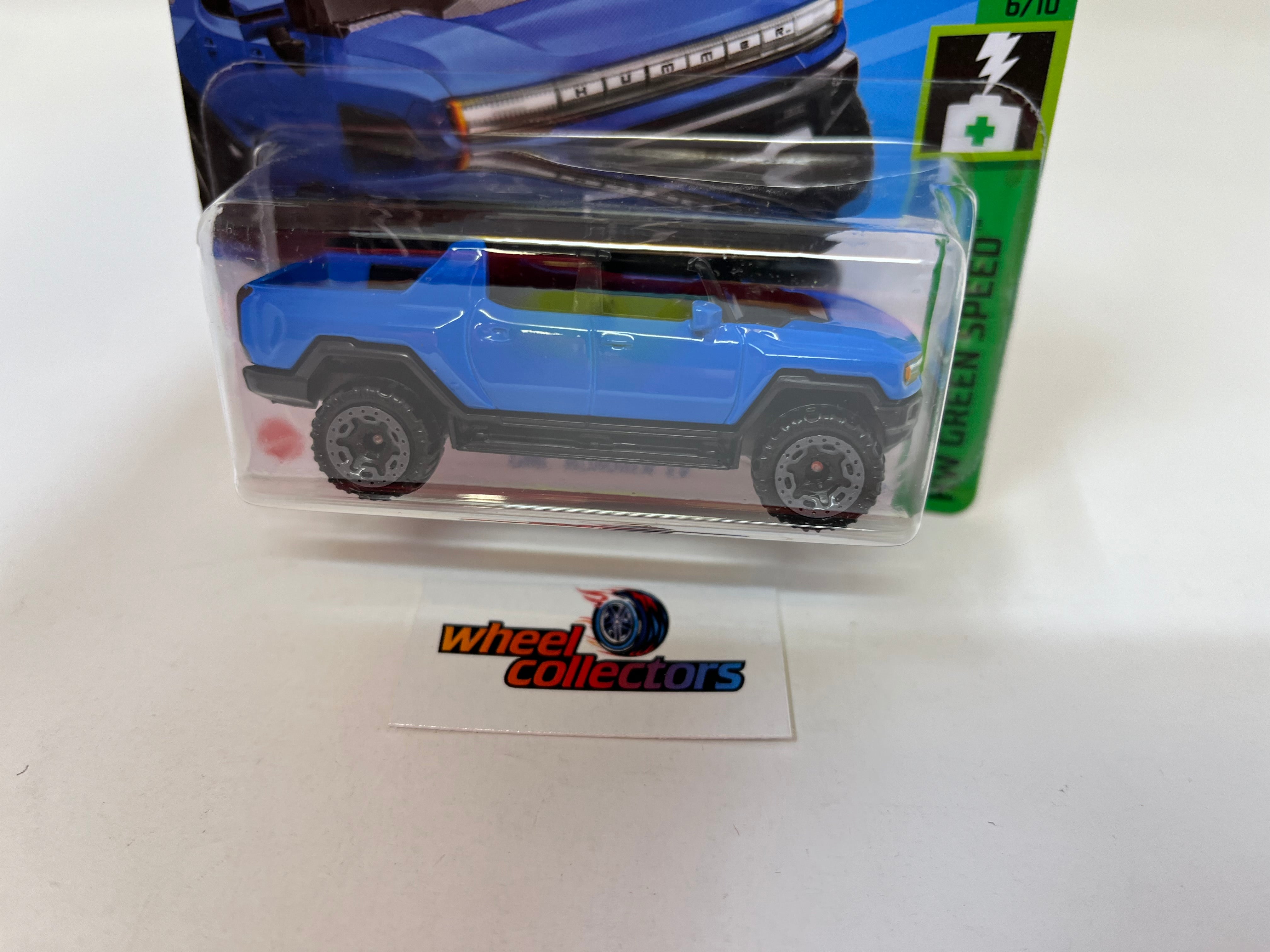 GMC Hummer EV #62 * Blue * 2024 Hot Wheels * SHORT CARD、mySite、hgirdovlk