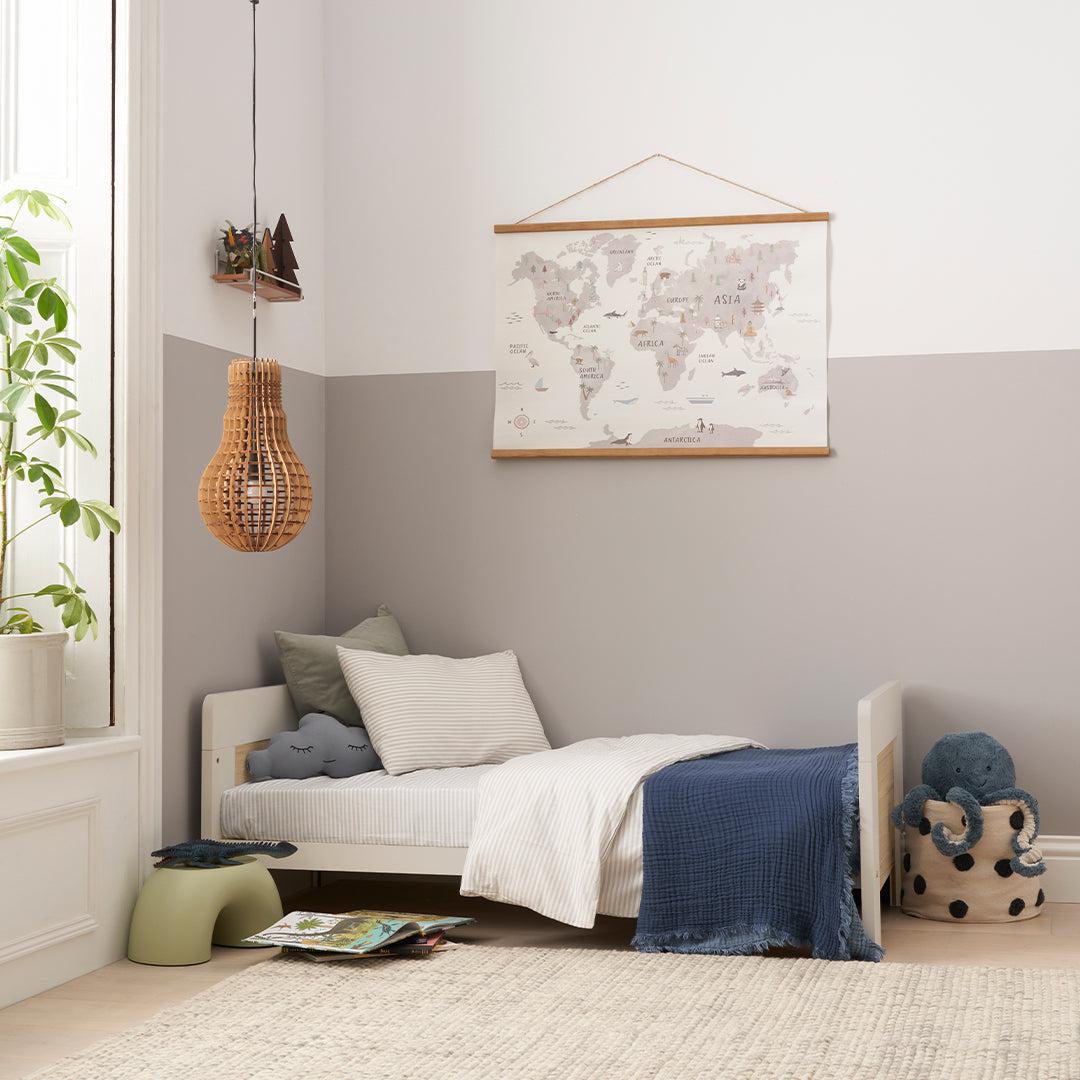  Tutti Bambini Essentials Alba Cot Bed - White Sand/ Distressed Oak、mySite、merchandisen