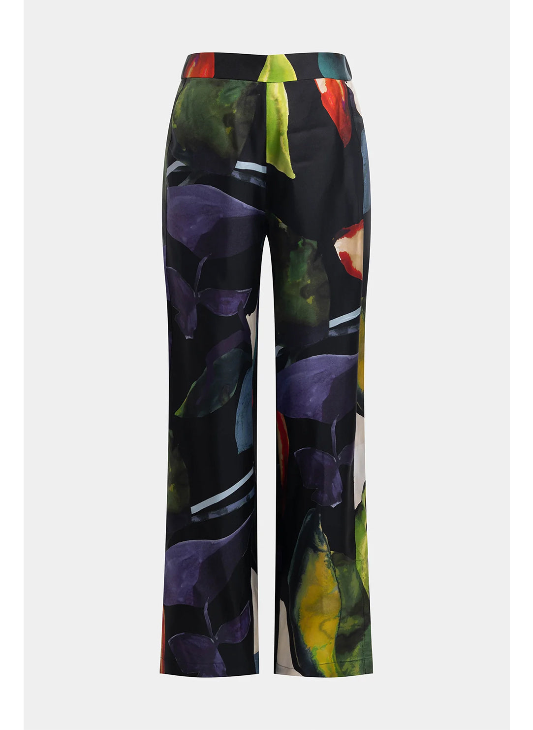  Yoru Silk Twill Black Multi Wide Pull on Pant、mySite、justintrudeaud
