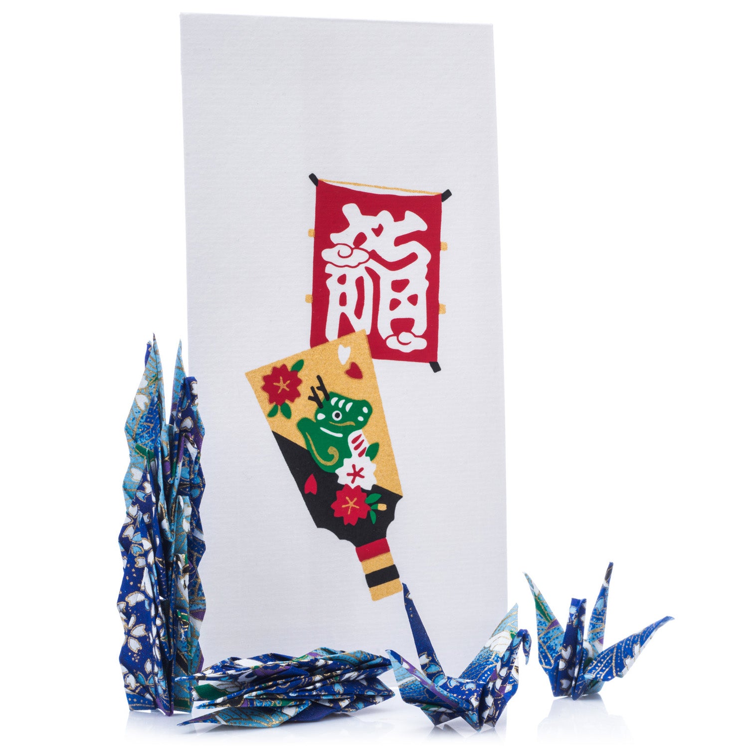 Blue Japanese Origami Cranes - Pack of 10、mySite、topwebapps