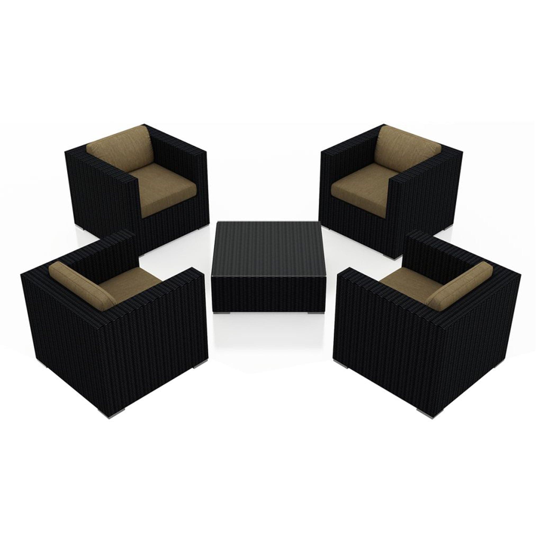 Urbana 5 Piece 4-Seat Club Chair Set、mySite、neckold