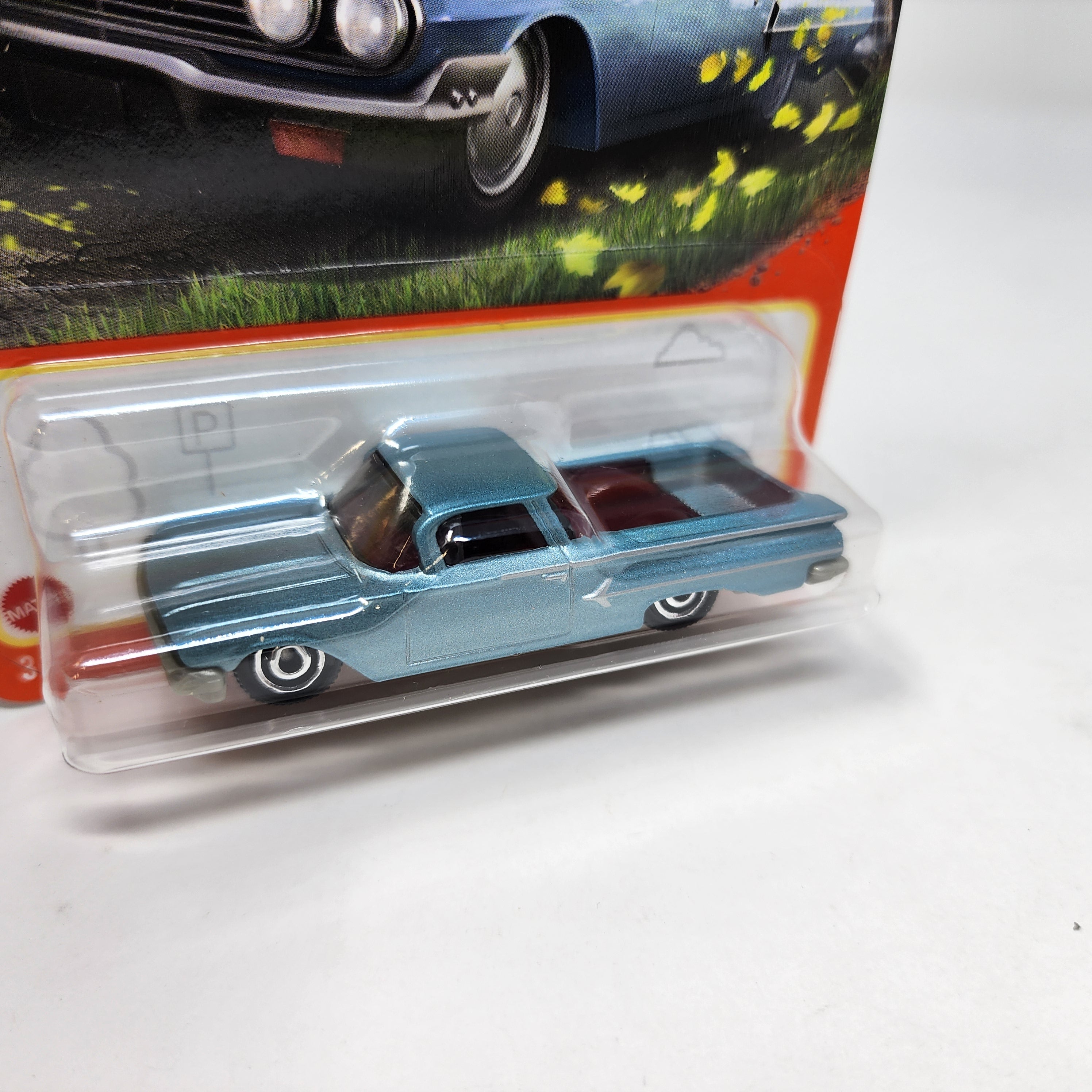 1960 Chevy El Camino #2 * Light Blue * 2024 Matchbox Basic Case M、mySite、hgirdovlk