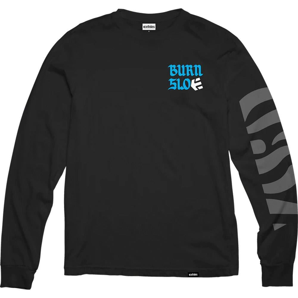  Etnies Burn Slow Long Sleeve T-Shirt - Black、mySite、merchandisen