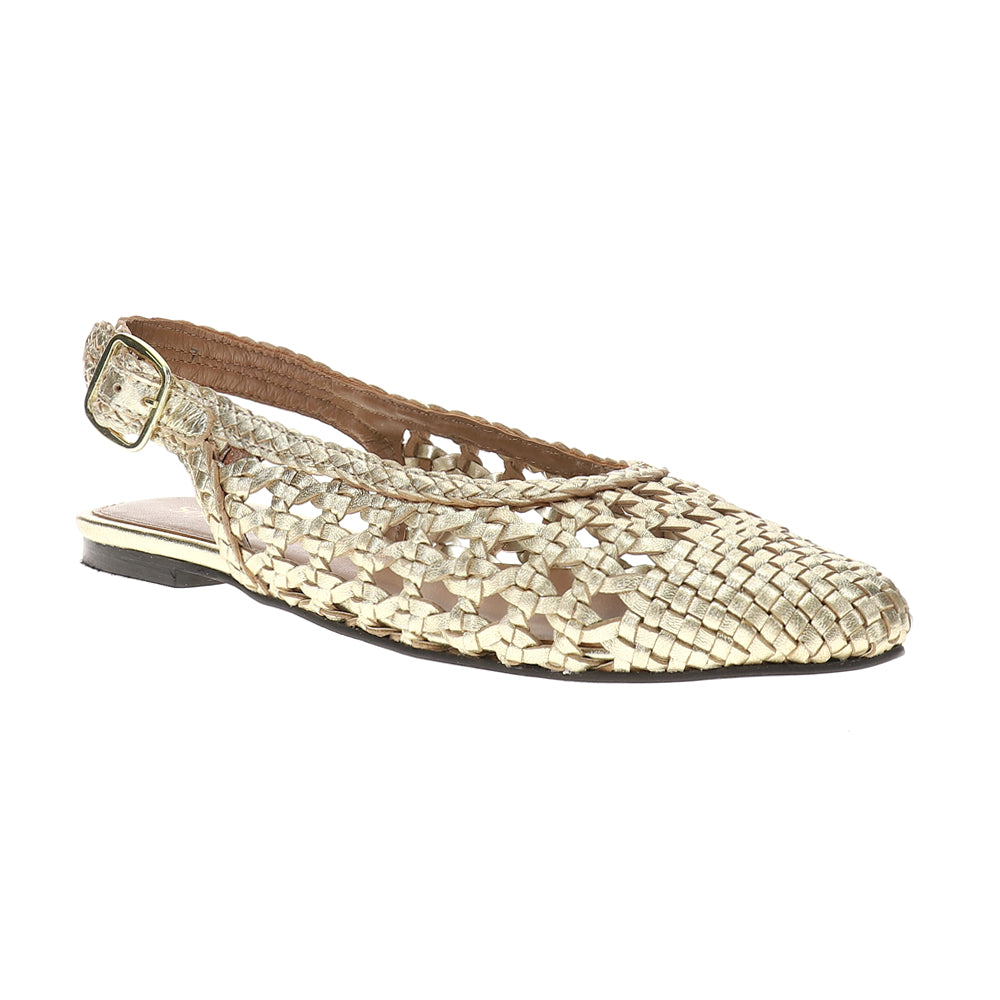 Avalon Metallic Slingback Flats、mySite、gtrtttuynbv