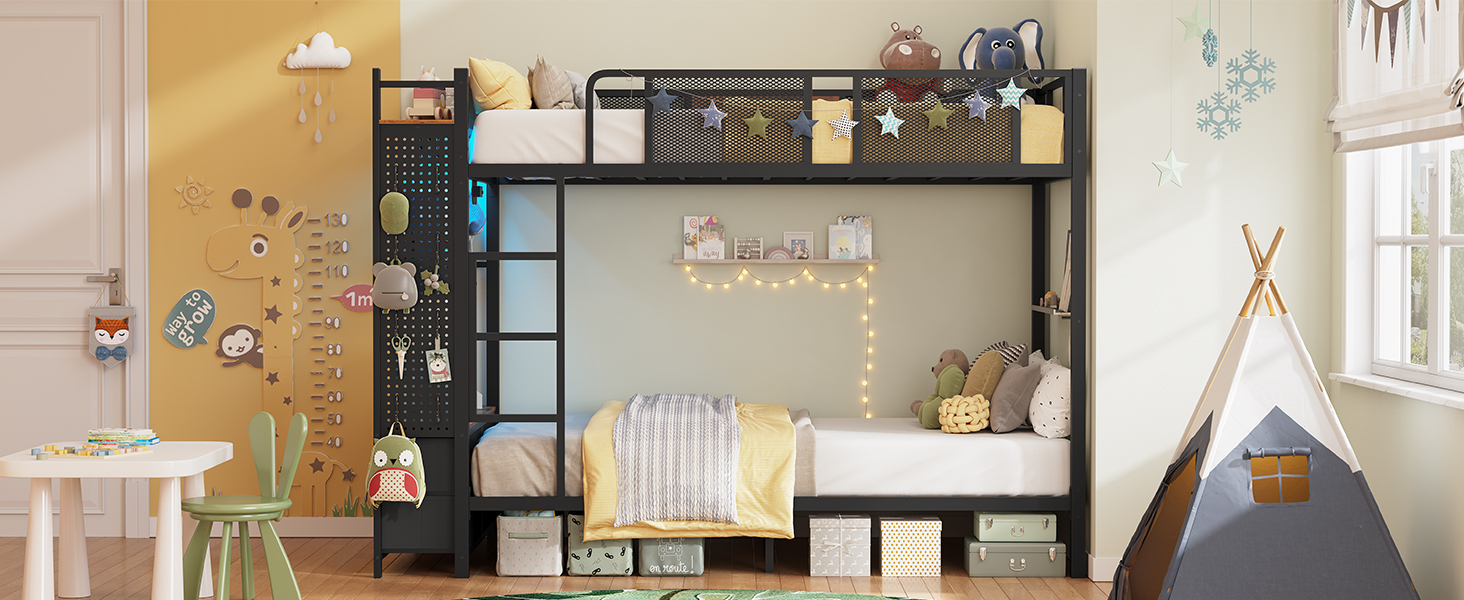 bunk bed twin over twin