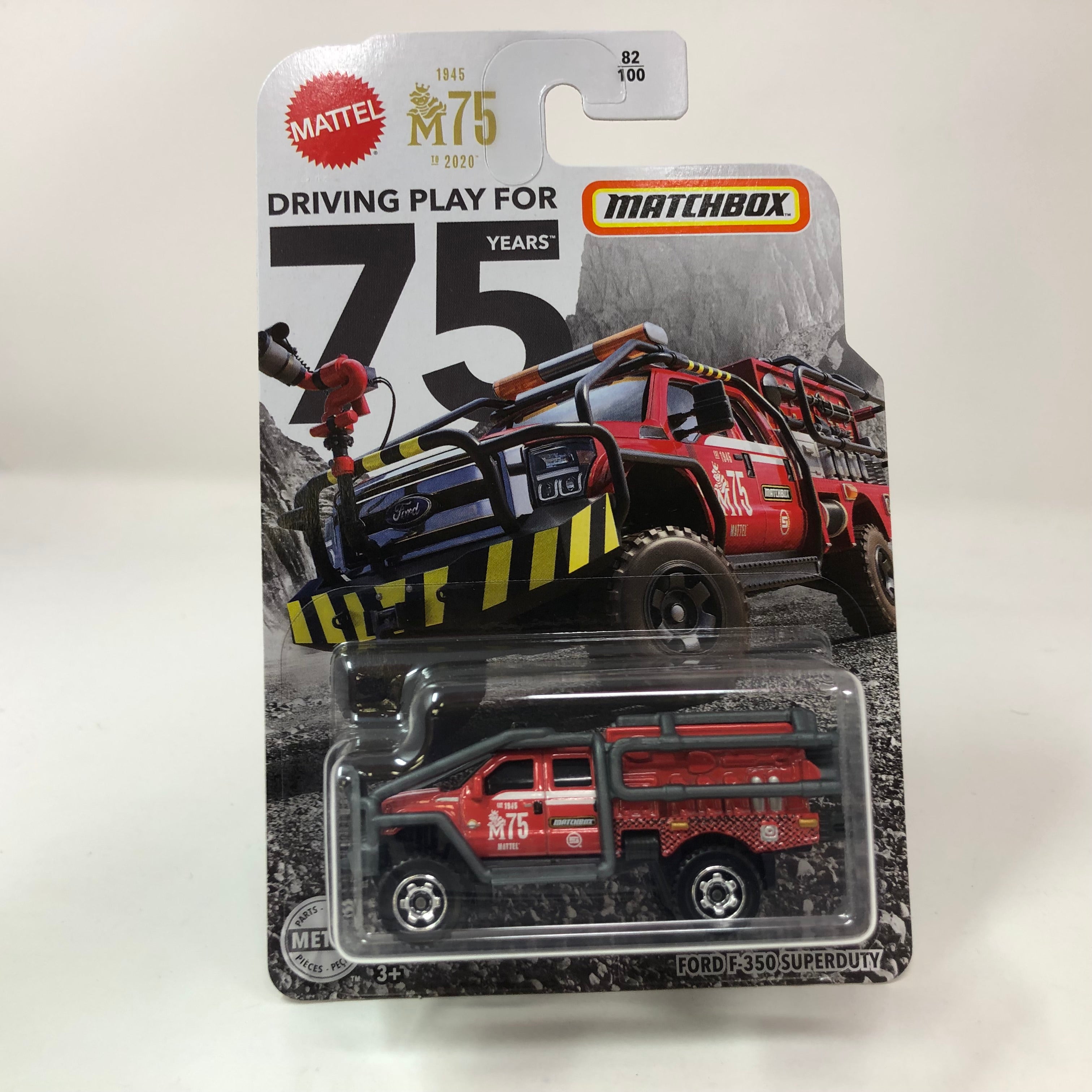 Ford F-350 Superduty #82 * Red * Matchbox 75 Years Basic Series、mySite、hgirdovlk