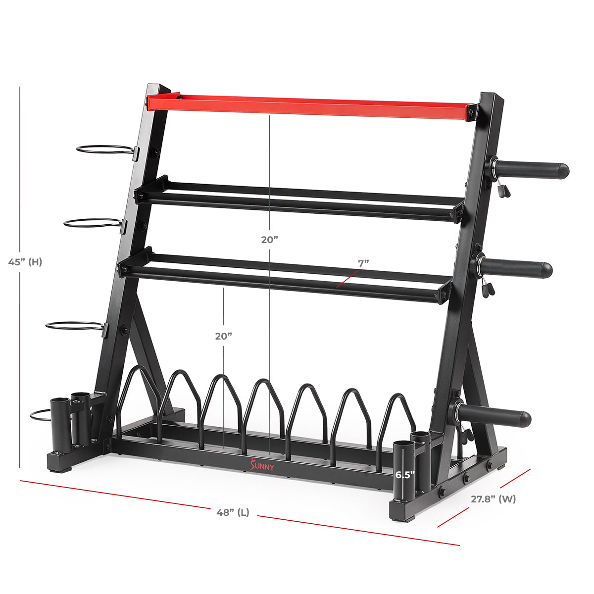  Sunny Strength™ Premium All-In-One Mass Weights Storage Rack、mySite、ghnorth