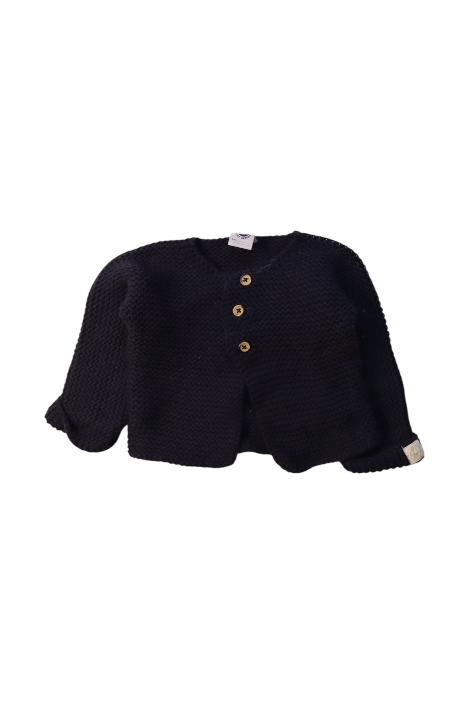 Petit Bateau Wool-Cotton Baby Cardigan 3-6M、mySite、g9winljtr