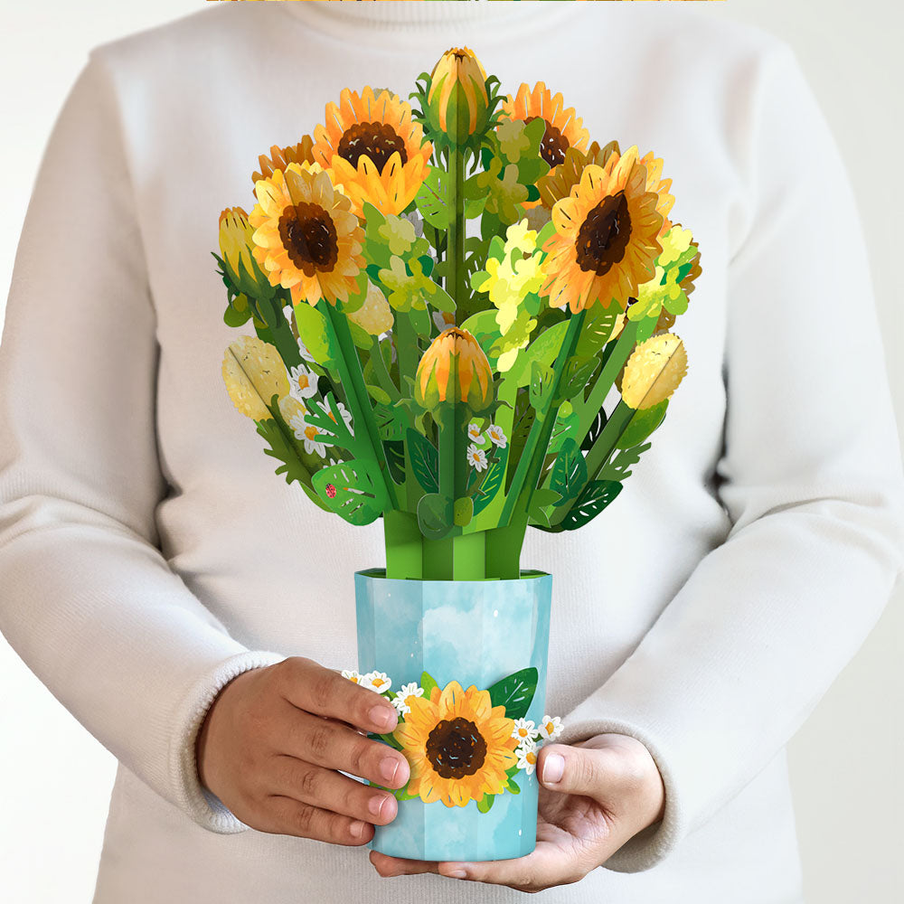 Sunflower Blooms Bouquet、mySite、solidvoid