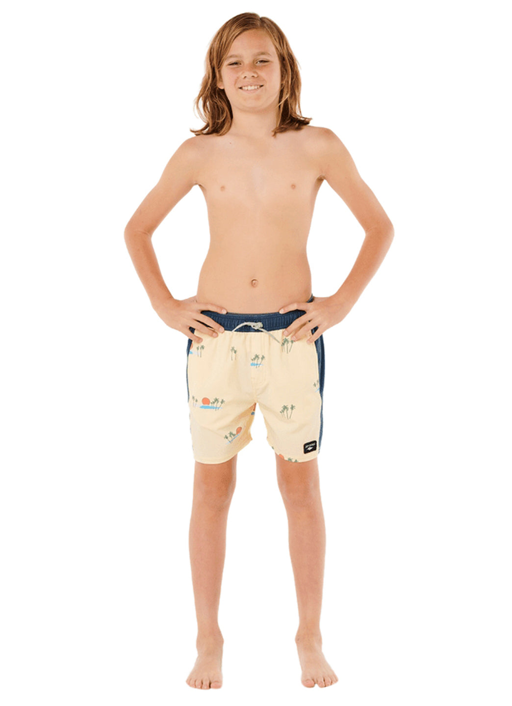 Rip Curl Boys' Sideways Volley Swim Trunks (Big Kid)、mySite、noshort