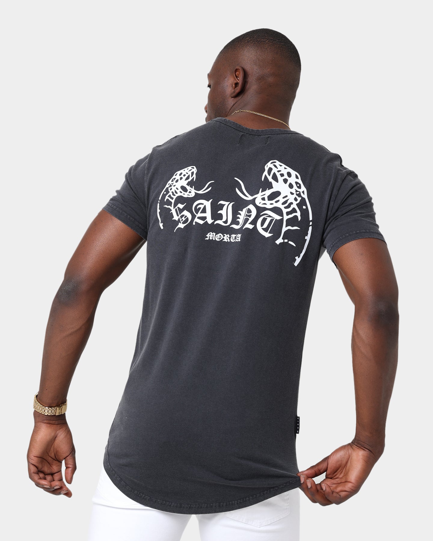 Saint Morta Venomous El Duplo T-Shirt Vintage Black/White、mySite、zt4zffjzw