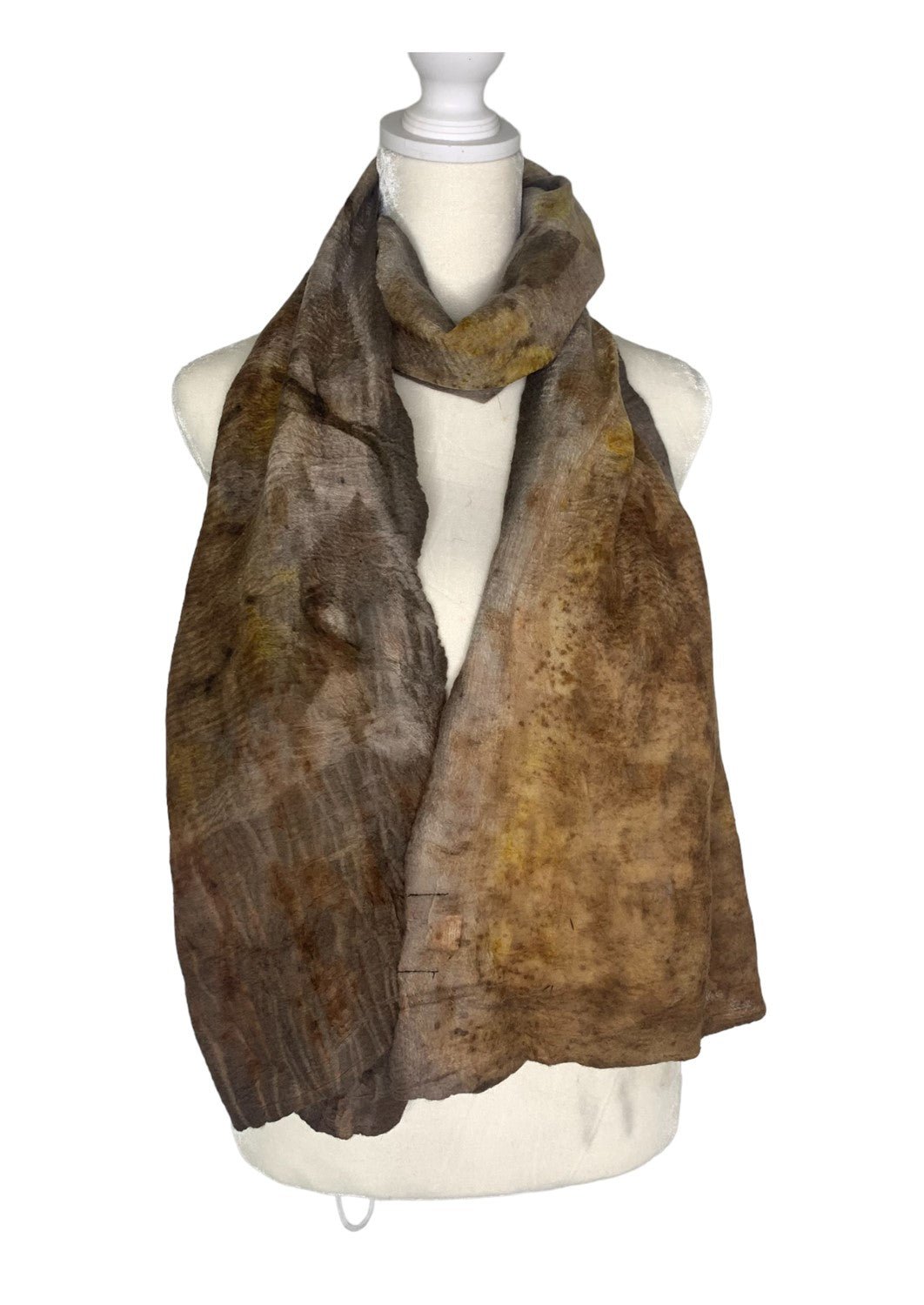  Wool Eco Print Scarf、mySite、elrpsem3k