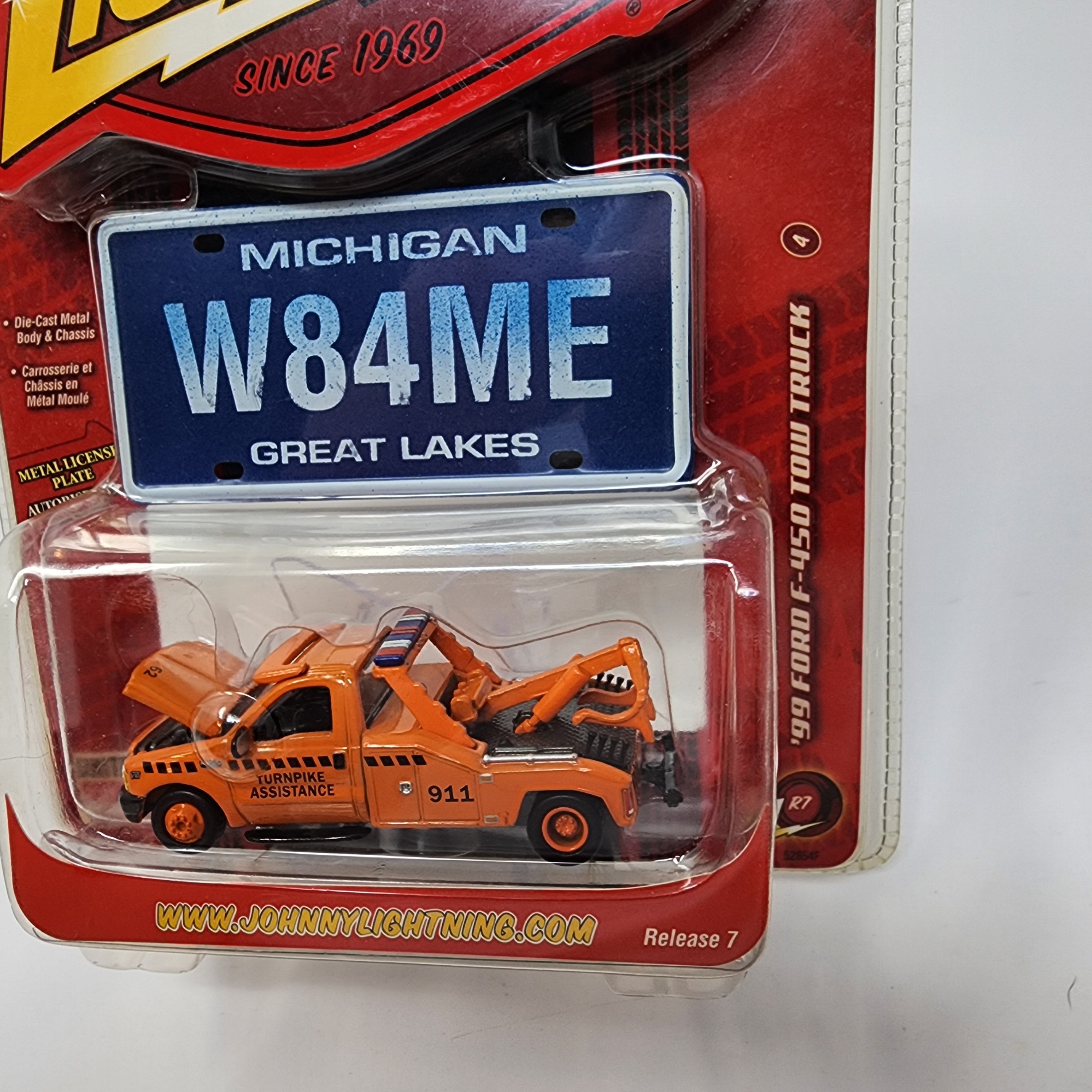 '99 Ford F-450 Tow Truck Turnpike Assistance * Johnny Lightning、mySite、hgirdovlk