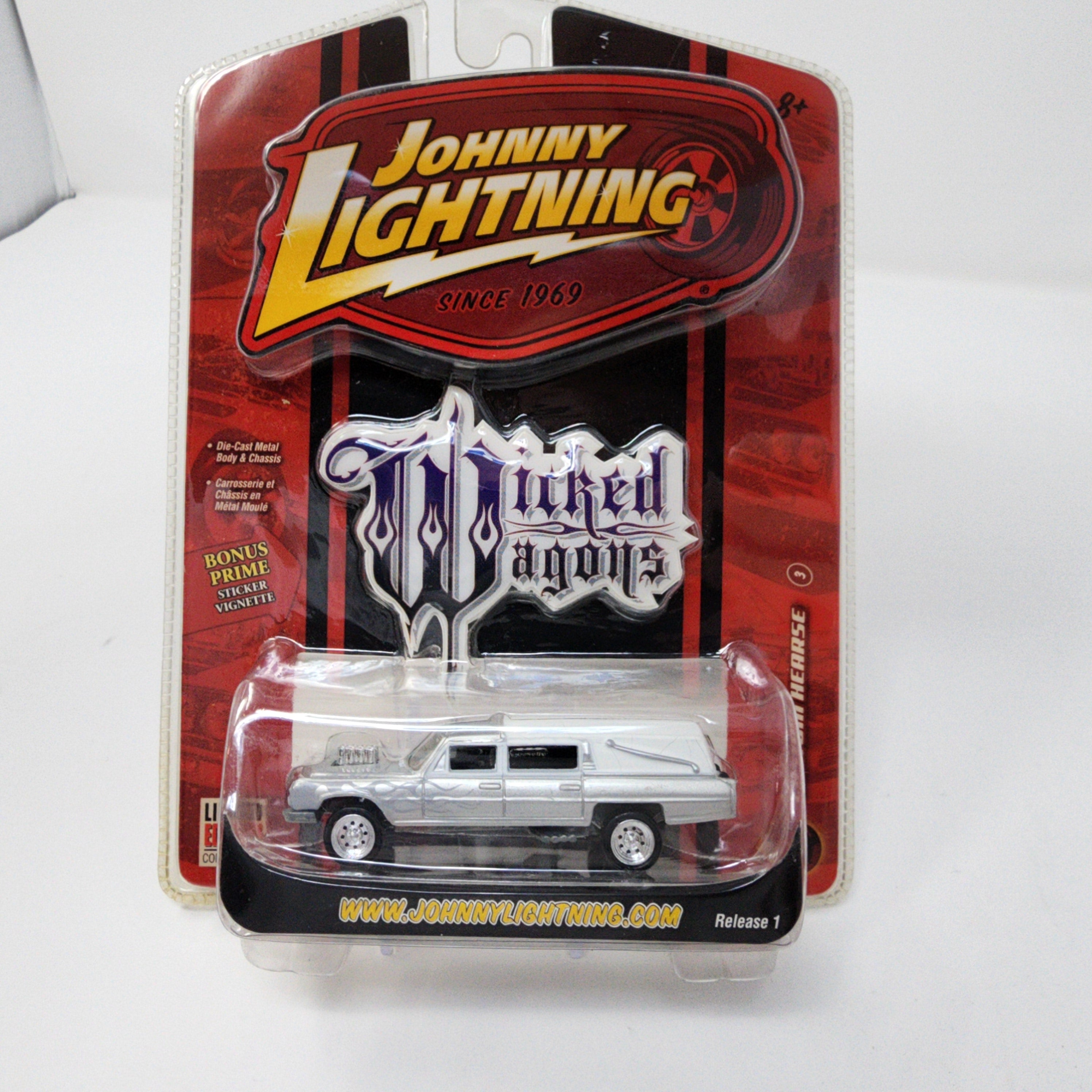 Custom Hearse * Silver * Johnny Lightning Wicked Wagons、mySite、hgirdovlk