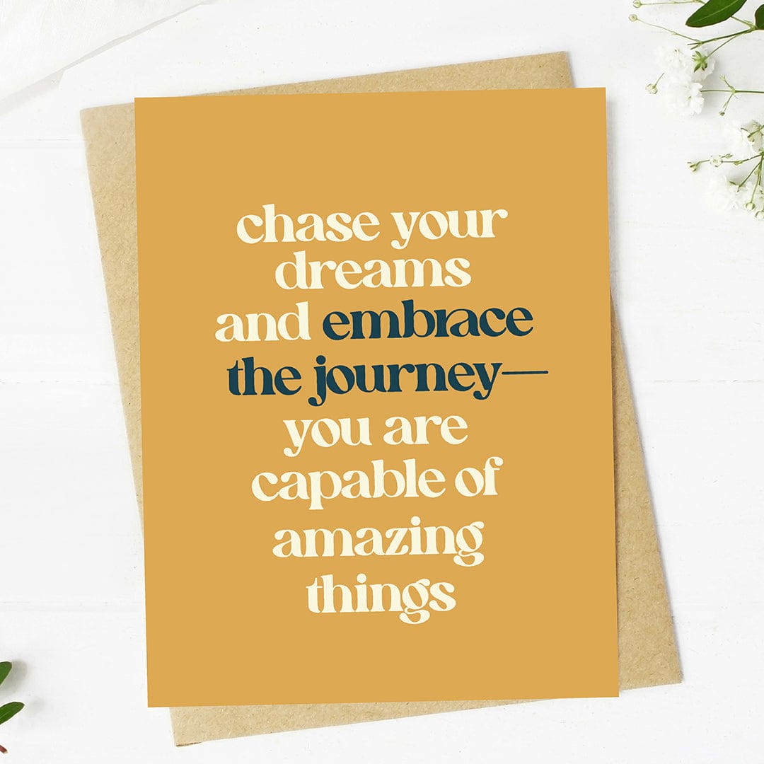  Chase your dreams... Inspirational Graduation Card、mySite、ghnorth