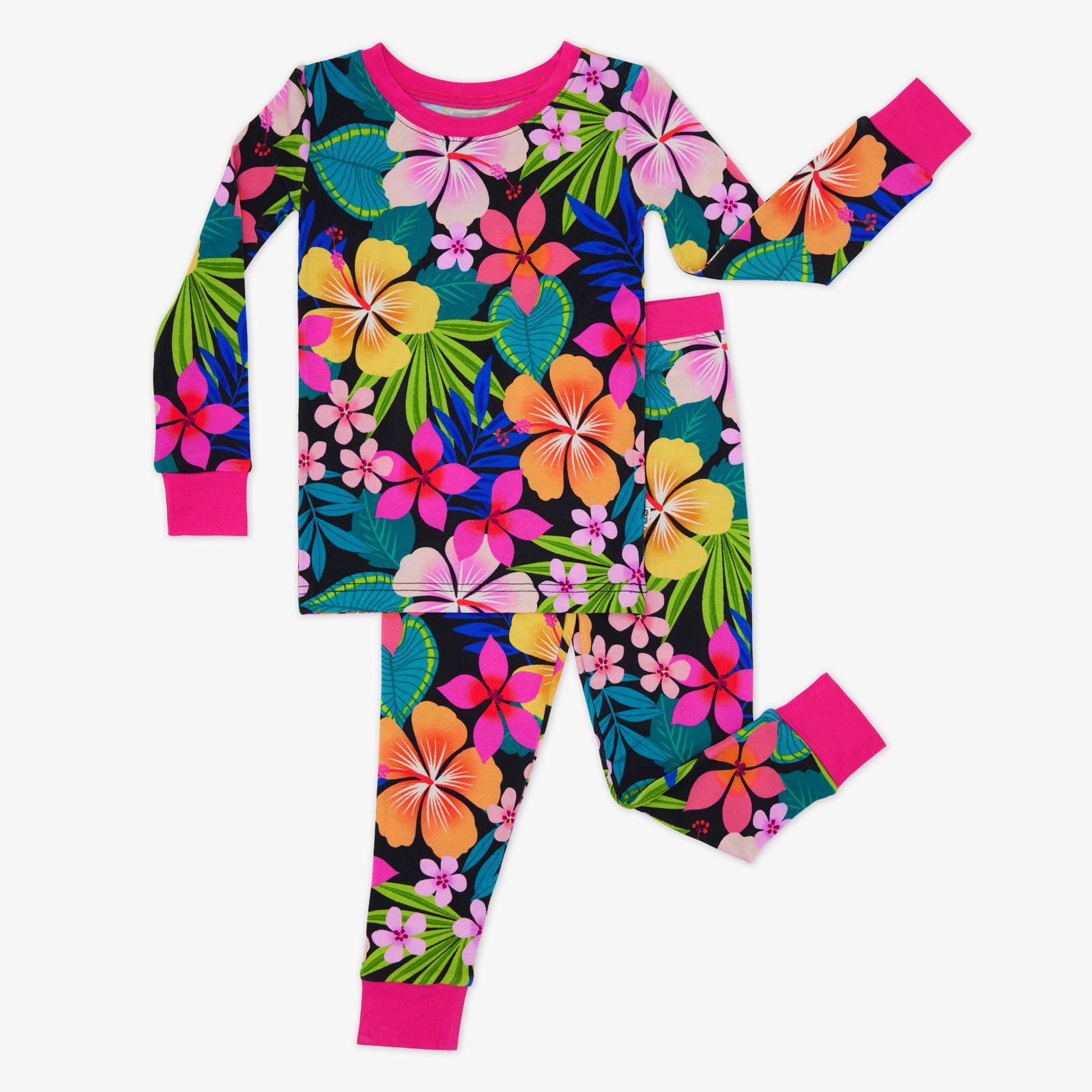 Jungle Blooms Two-Piece Pajama Set、mySite、g9winljtr