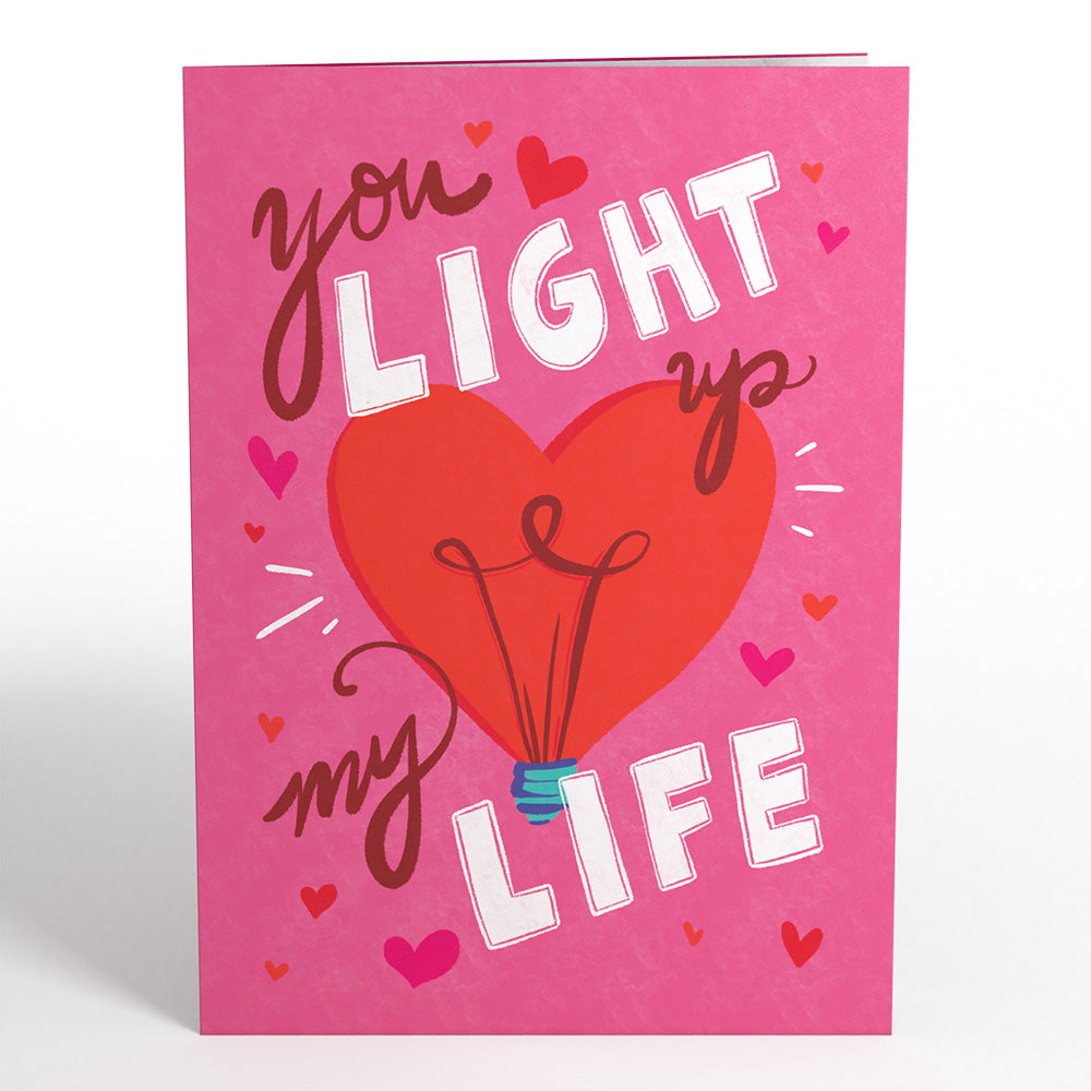 You Light Up My Life Light-Up Pop-Up Card、mySite、solidvoid