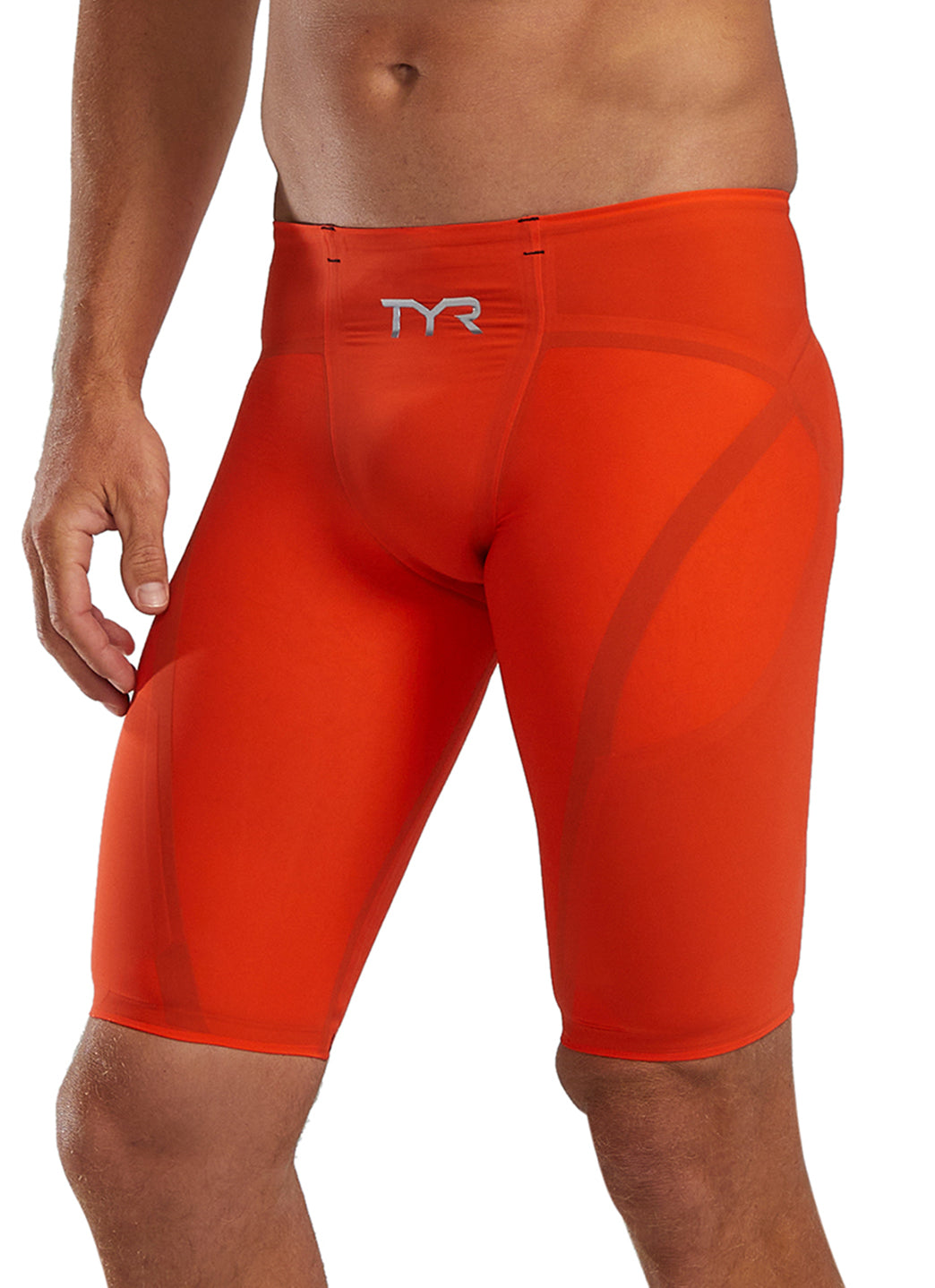 TYR Men's Venzo High Waist Jammer Tech Suit Swimsuit、mySite、noshort
