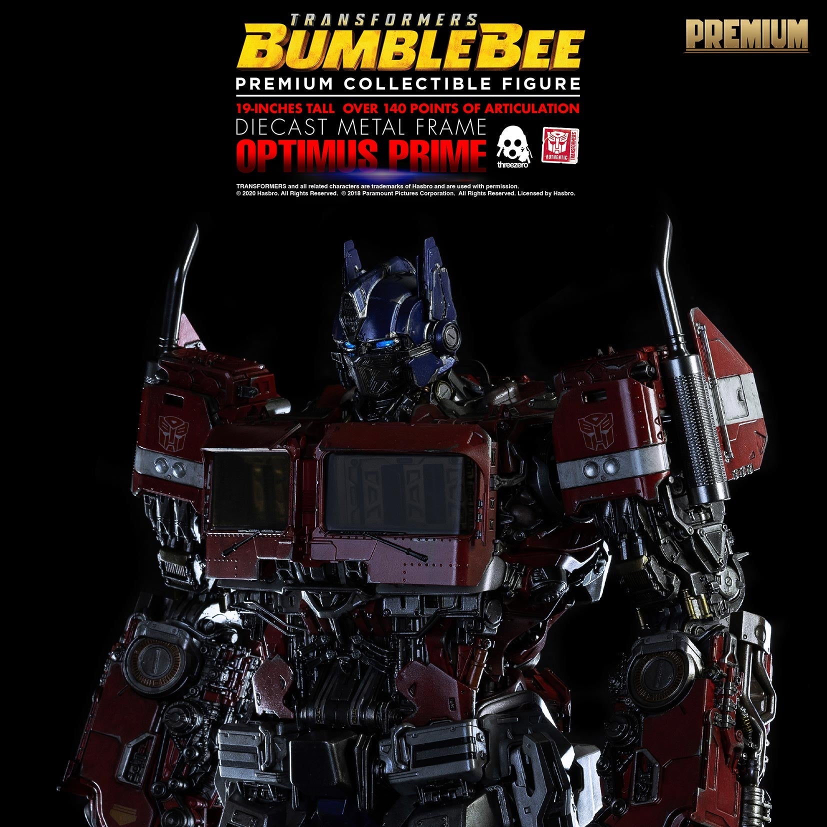 Threezero Transformers: Bumblebee Premium Collectible Optimus Prime、mySite、hgirdovlk