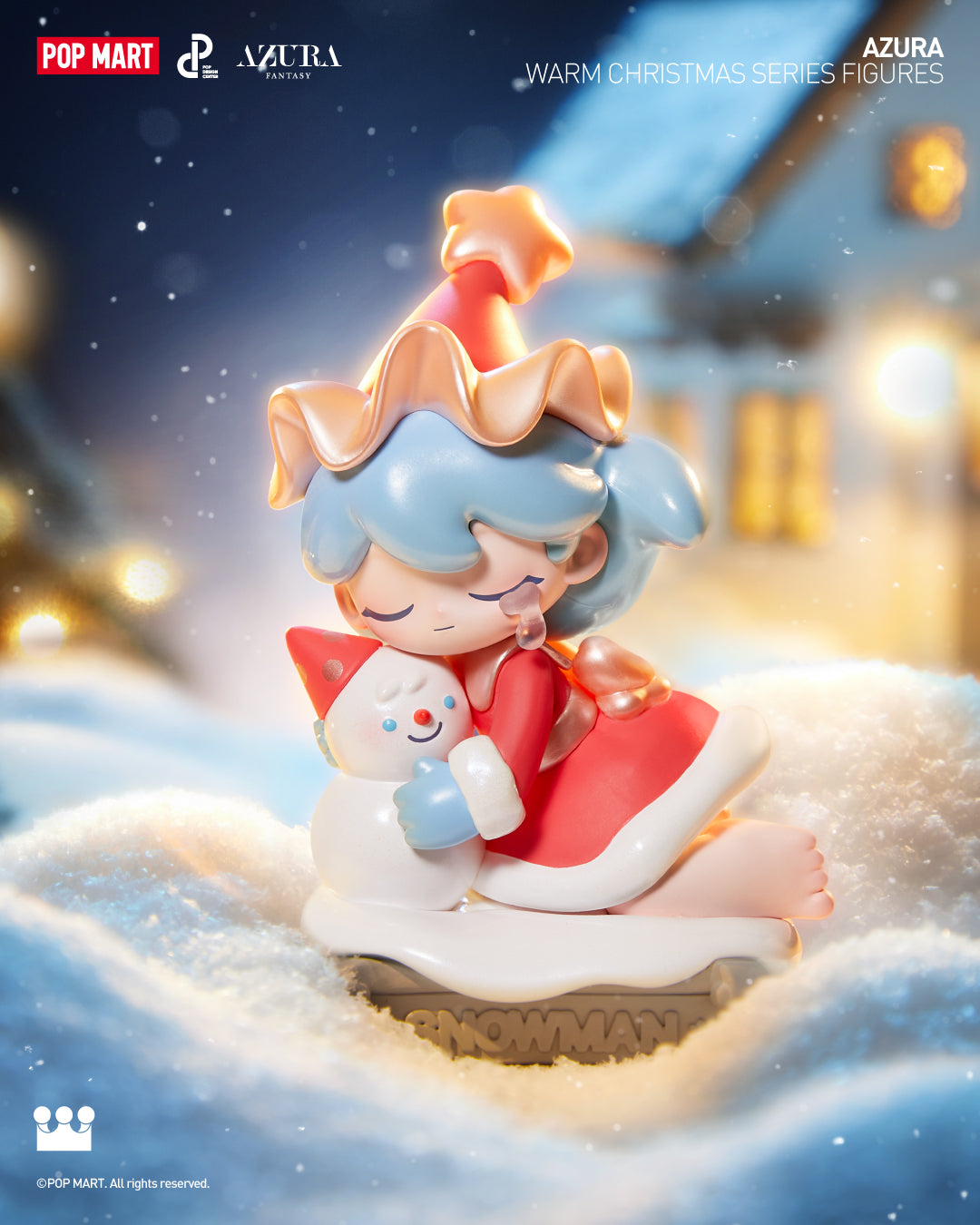  POP MART AZURA Warm Christmas Series Figures、mySite、greenlandpopulation
